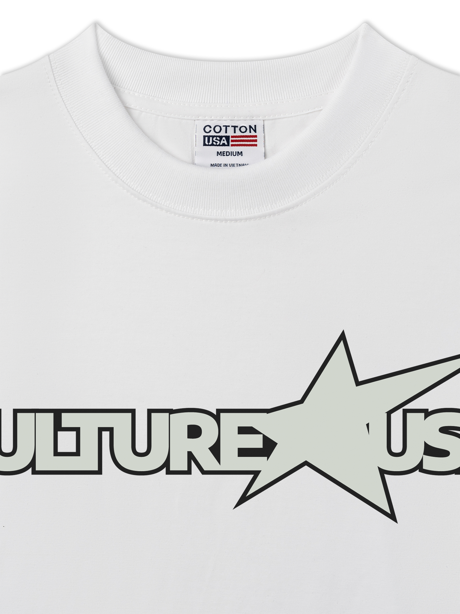 Áo Thun Relaxed Fit USA Culture Star