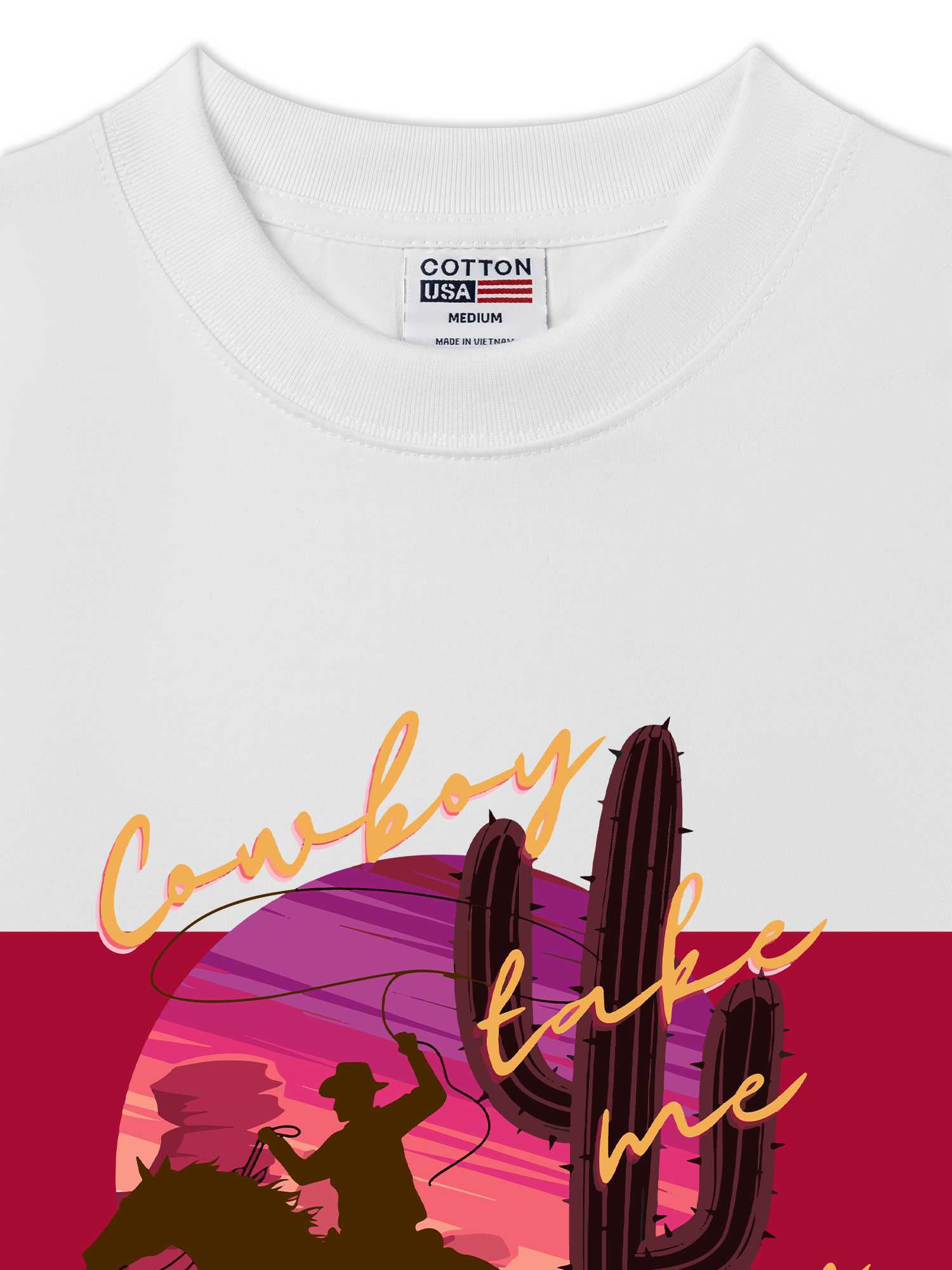 Áo Thun Relaxed Fit Marlboro Cowboy Take Me Away