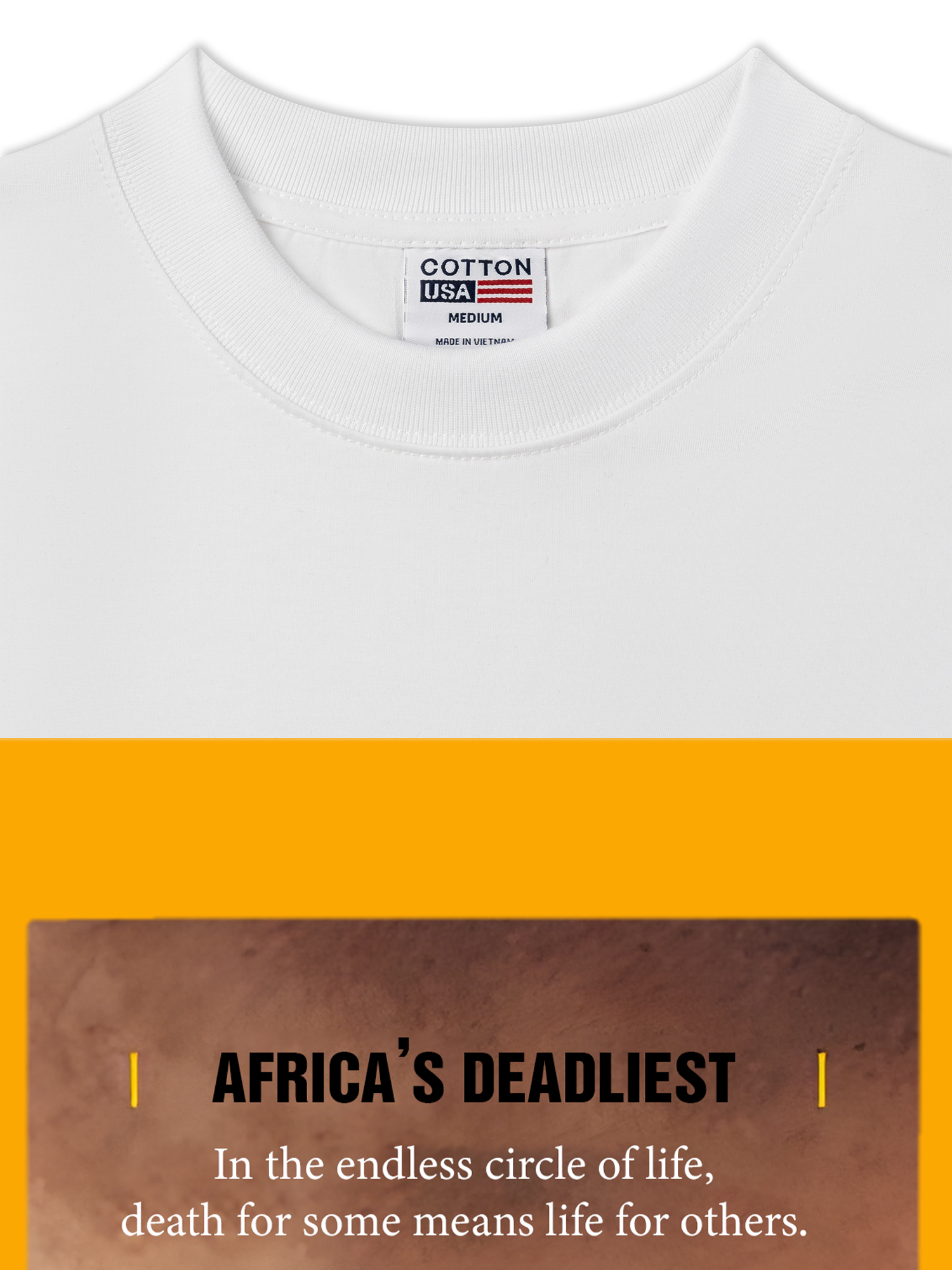 Áo Thun Relaxed Fit Wild Life Africa's Deadliest