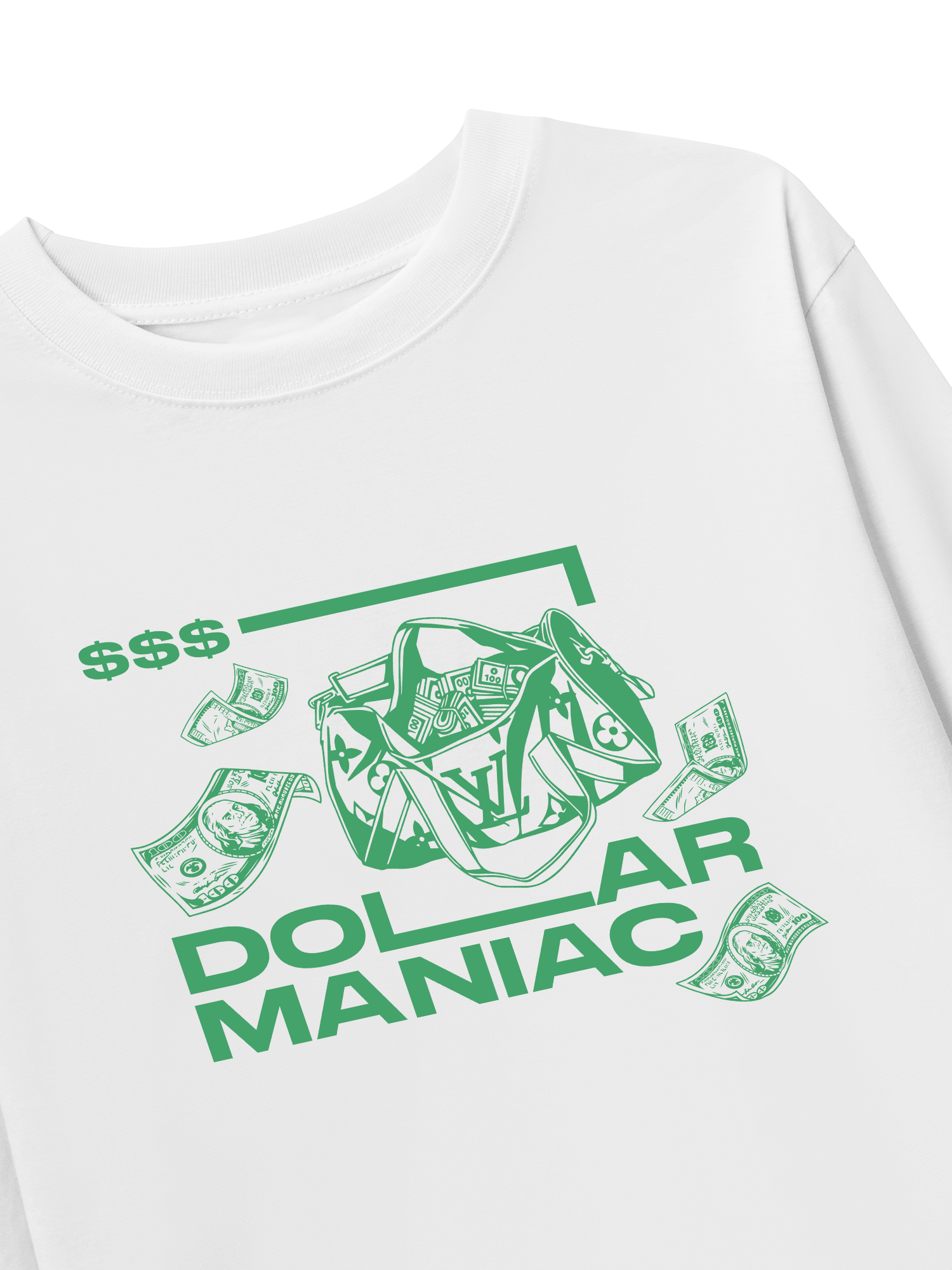Áo Thun Dài Tay Money Dolar Maniac