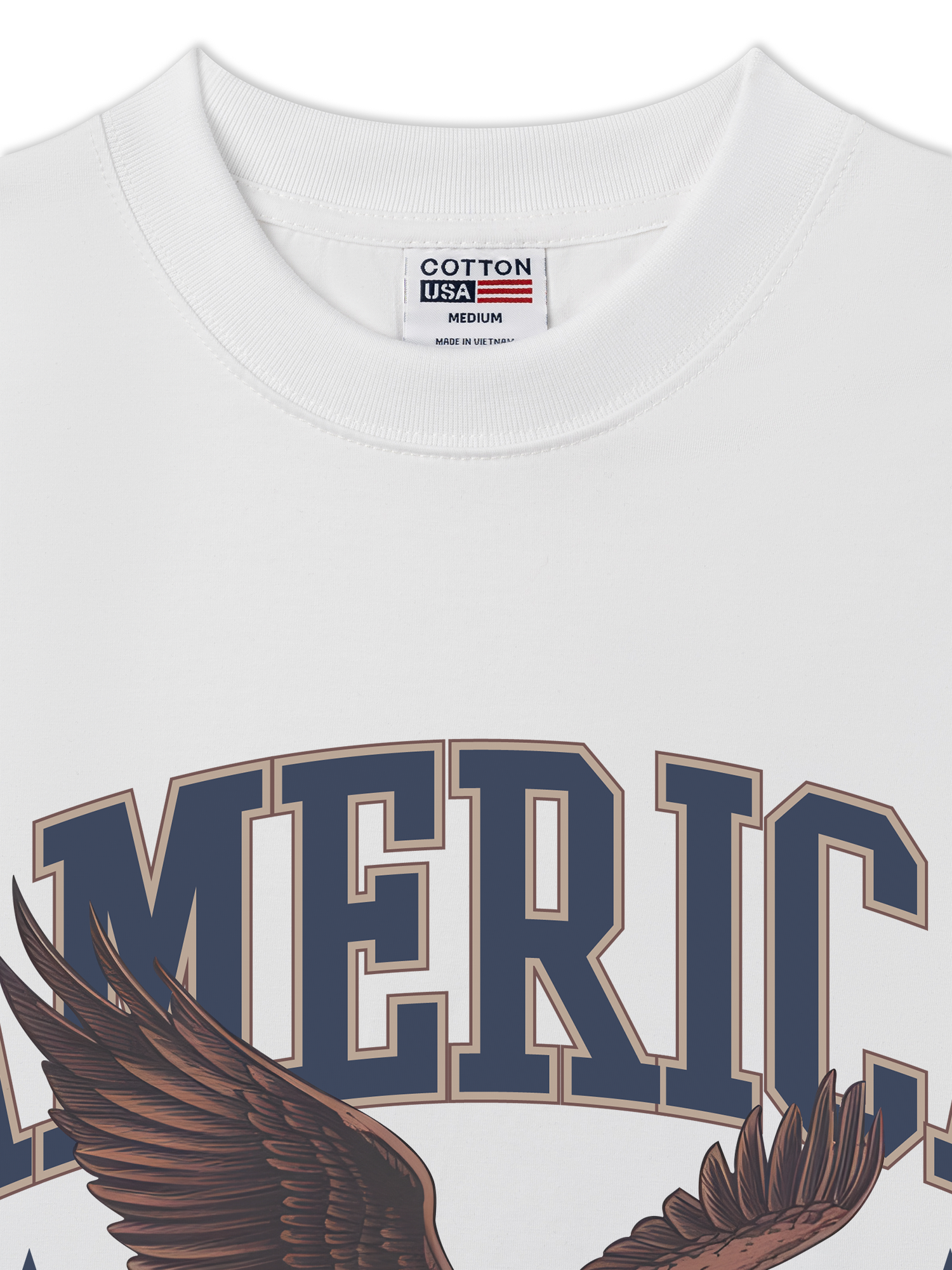 Áo Thun Relaxed Fit USA Home Of The Brave