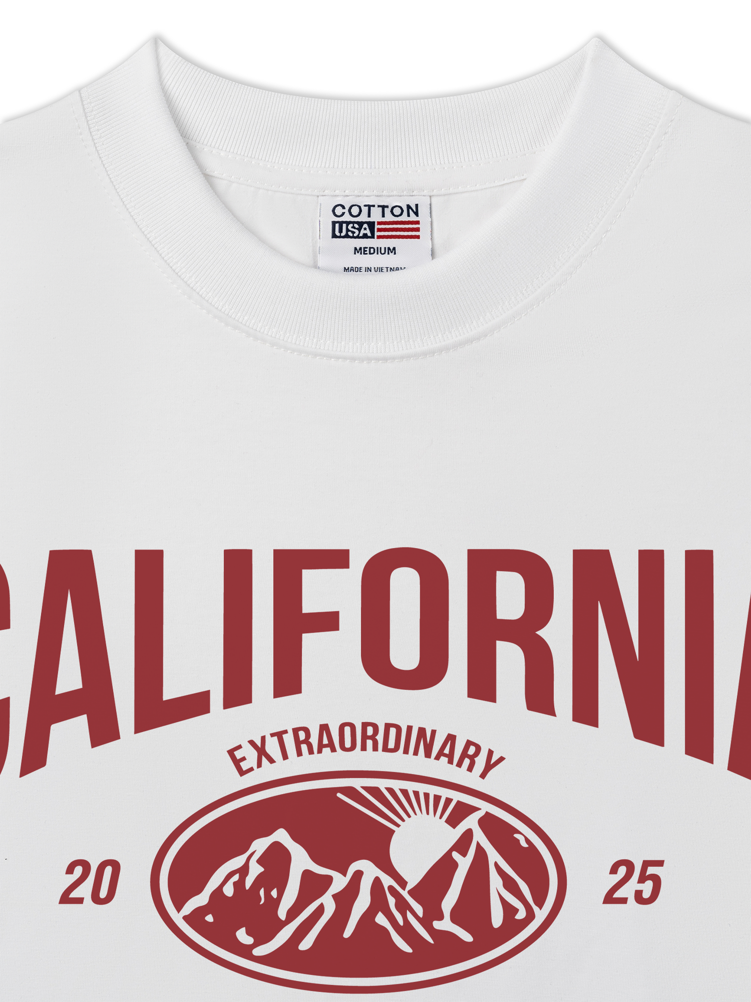 Áo Thun Relaxed Fit USA California Extraordinary