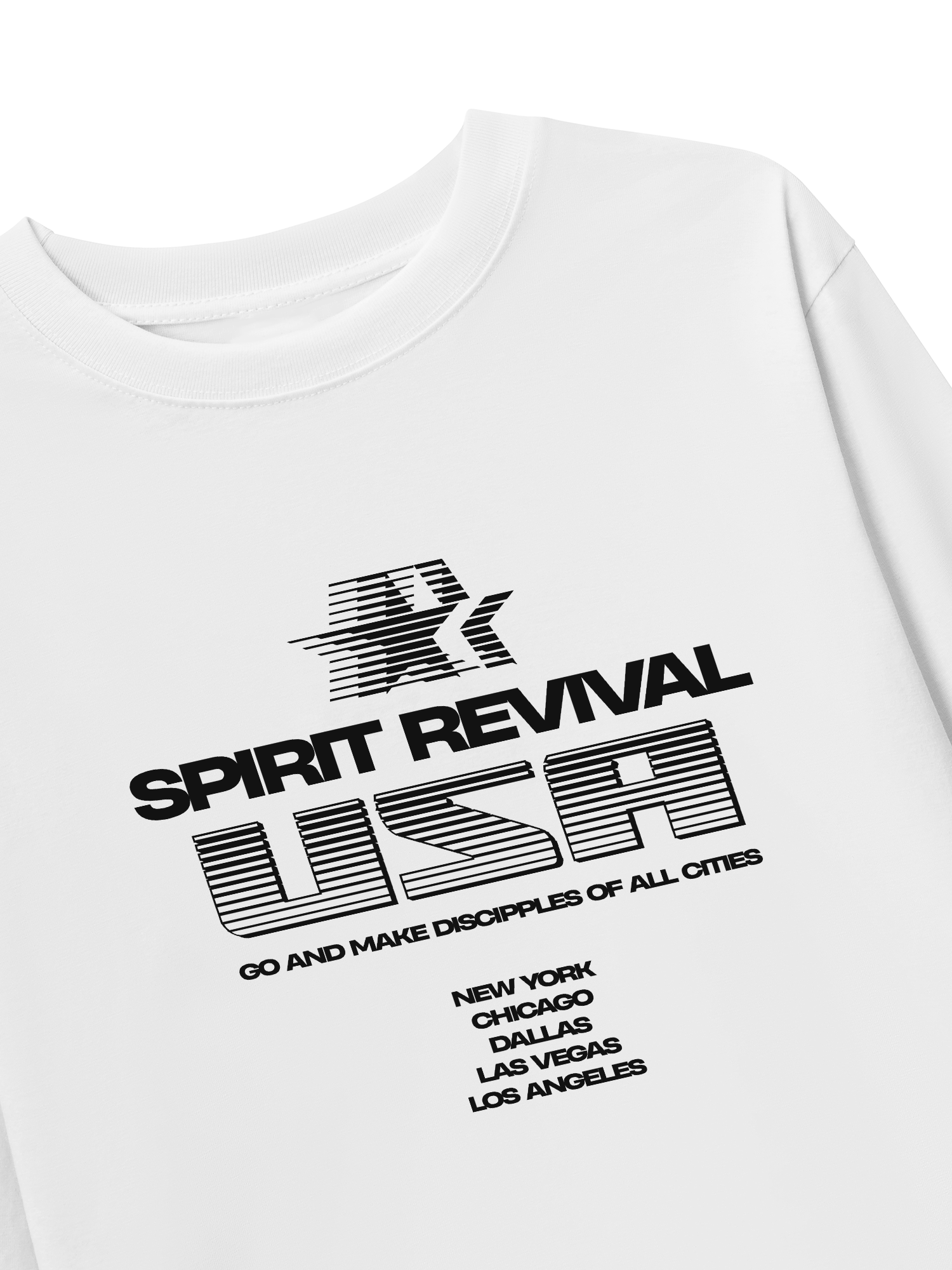 Áo Thun Dài Tay USA Spirit Revival