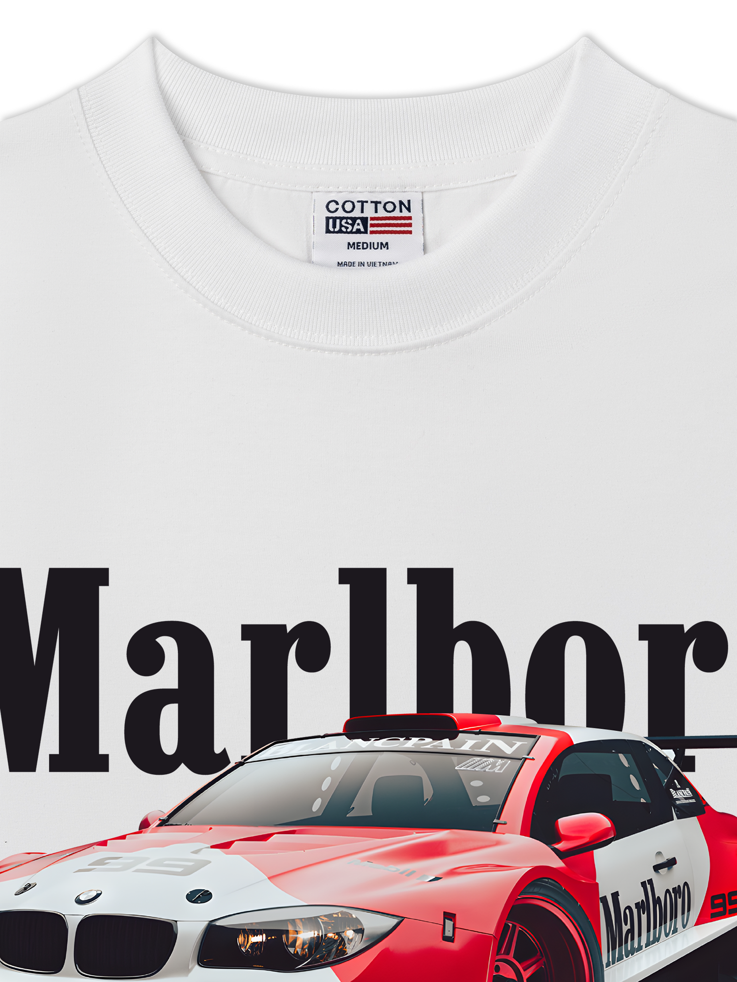 Áo Thun Relaxed Fit Marlboro BMW M1 Race Car