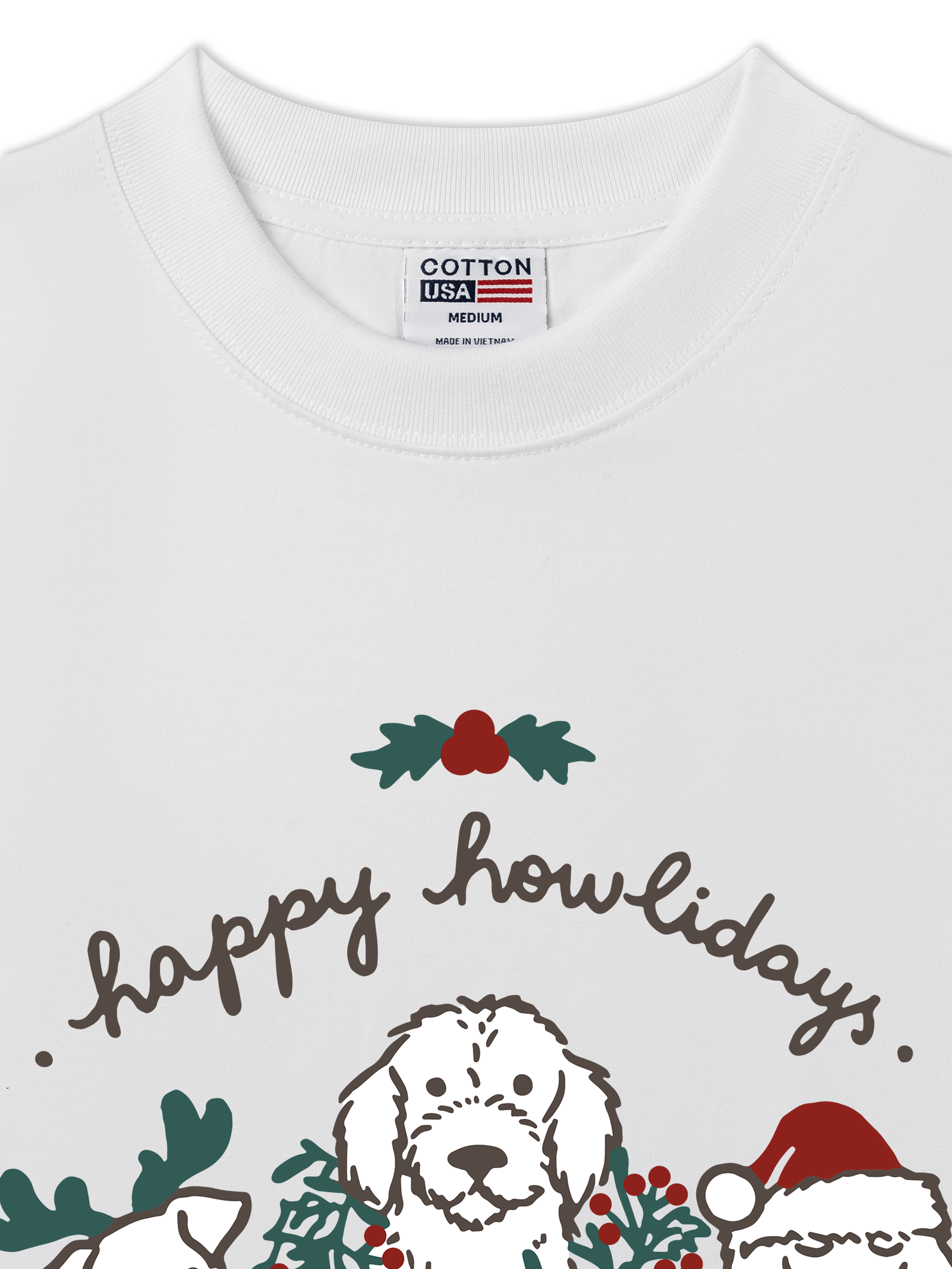 Áo Thun Relaxed Fit Happy Howlidays