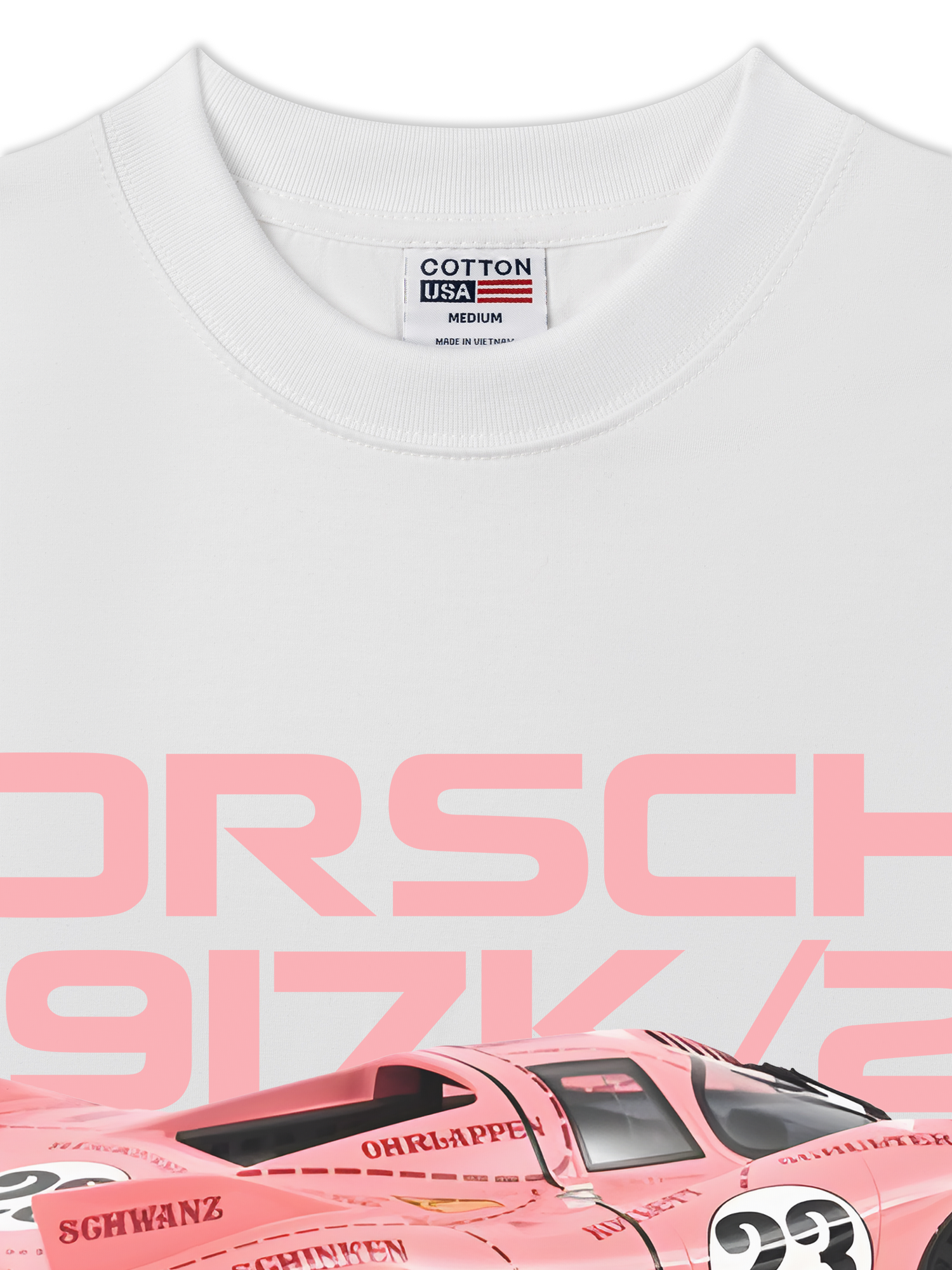 Áo Thun Relaxed Fit Porsche 917K Pink Pig