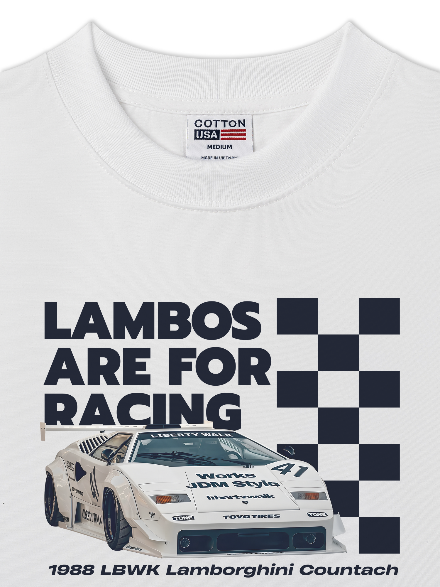 Áo Thun Relaxed Fit Lamborghini Are For Racing