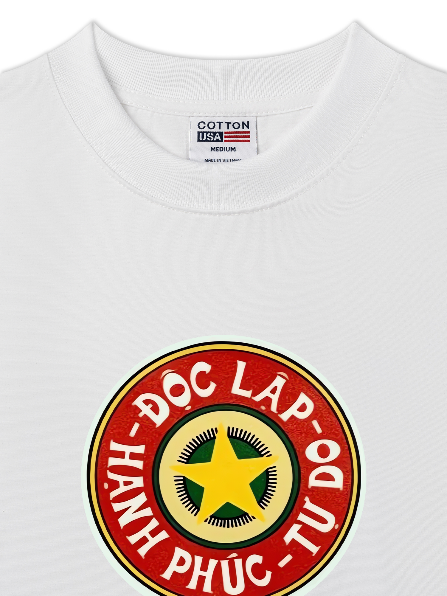 Áo Thun Relaxed Fit Cao Sao Đỏ