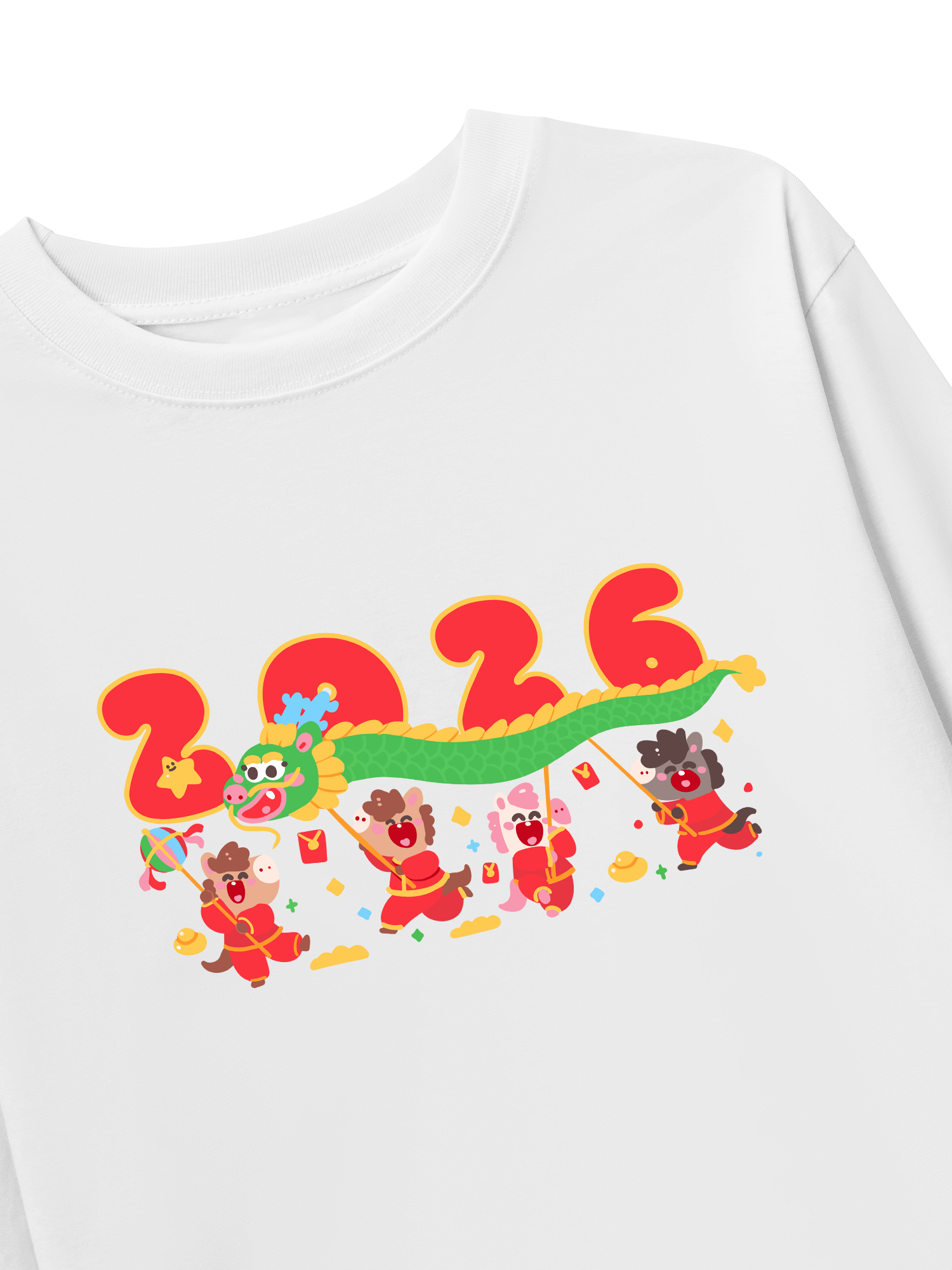 Áo Thun Dài Tay Ngũ Phúc Lâm Môn