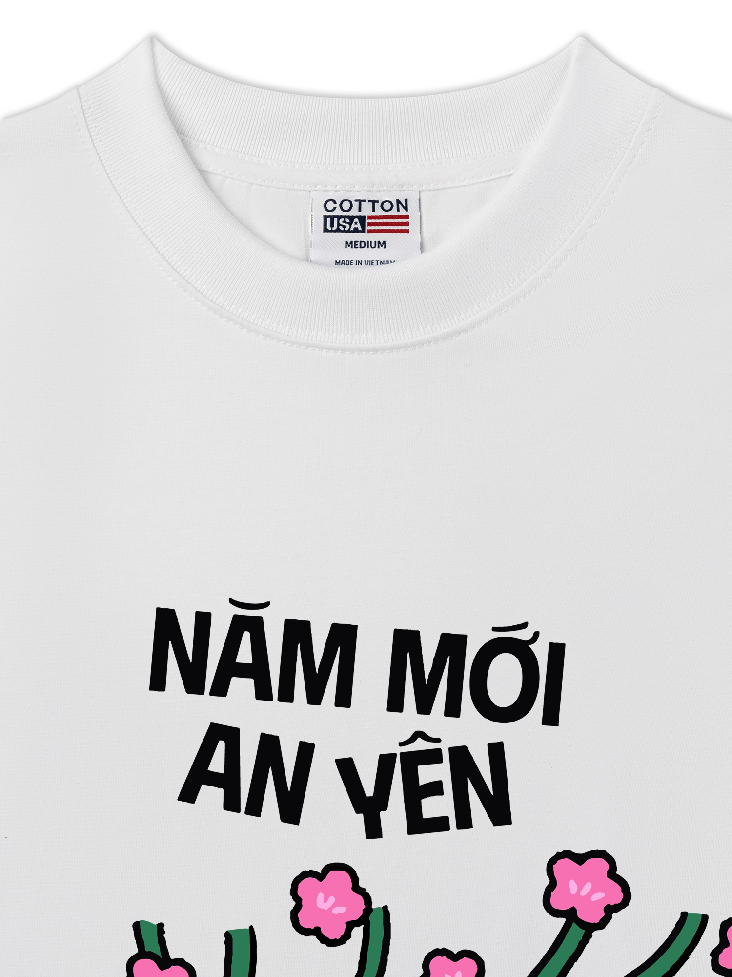 Áo Thun Relaxed Fit Năm Mới An Yên