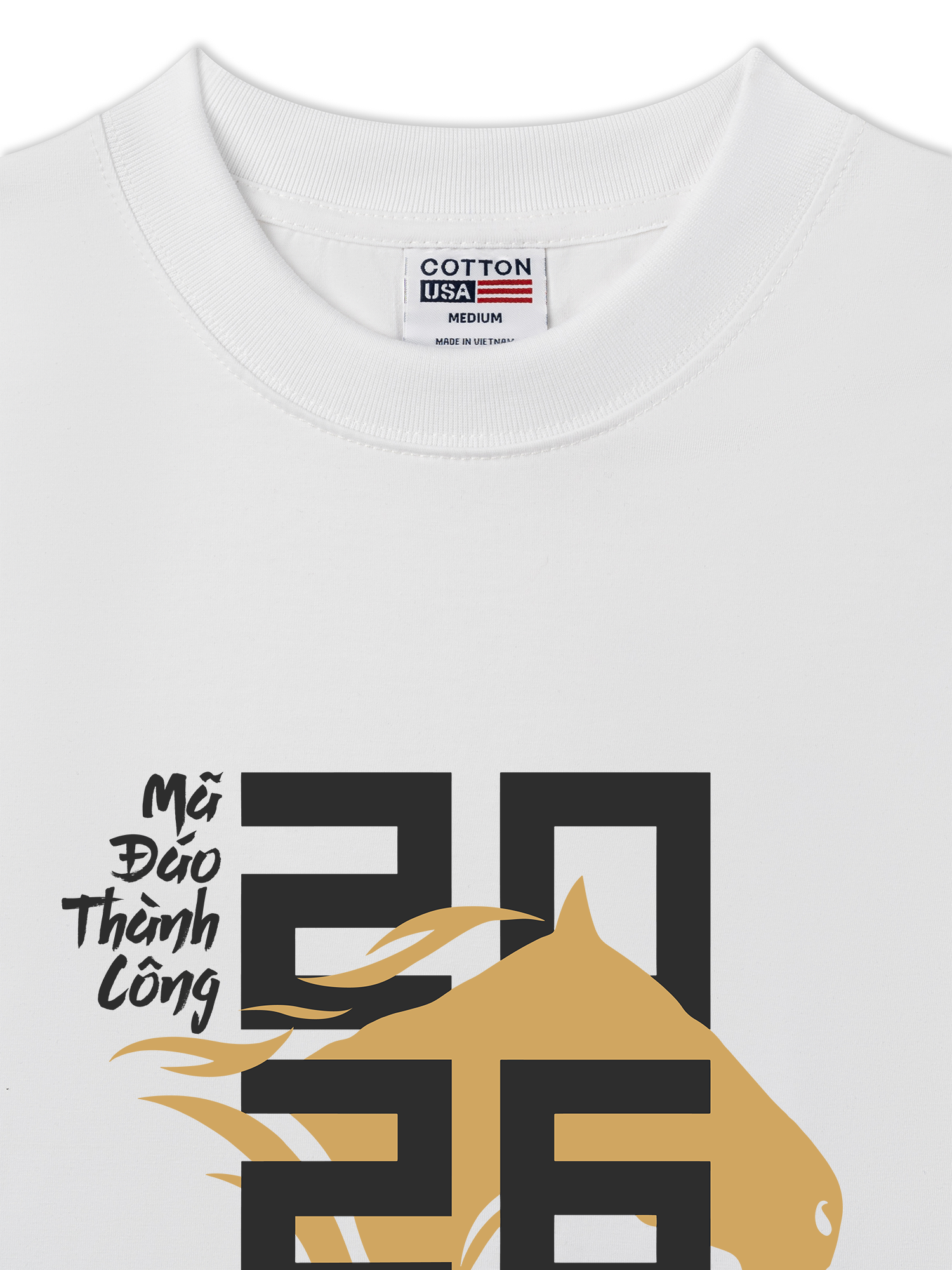 Áo Thun Relaxed Fit Phi Nước Đại