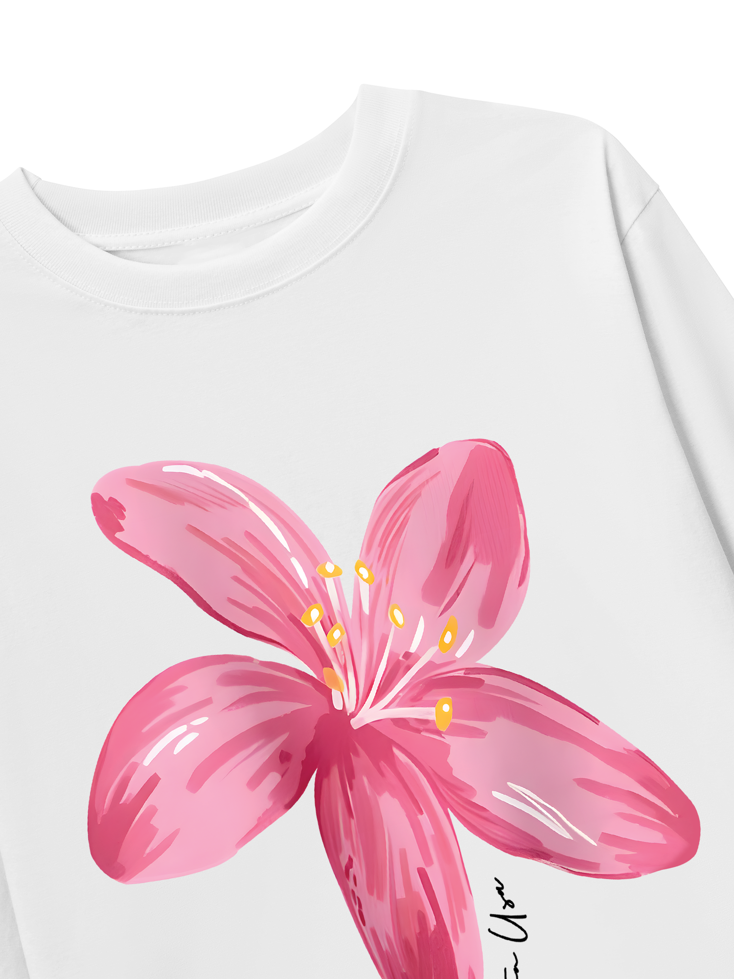 Áo Thun Dài Tay Floral Pink Flower