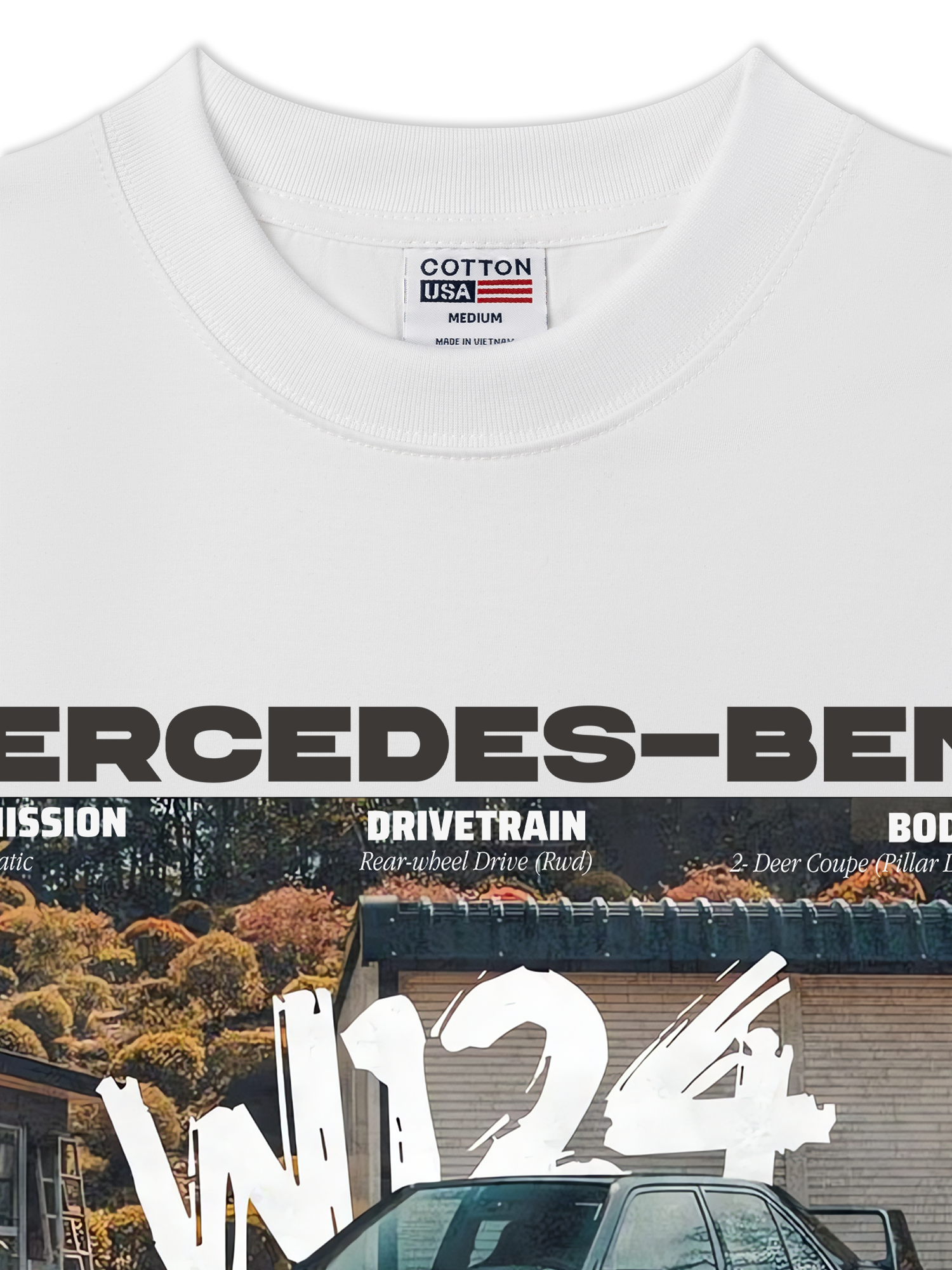 Áo Thun Relaxed Fit Mercedes W124 1993