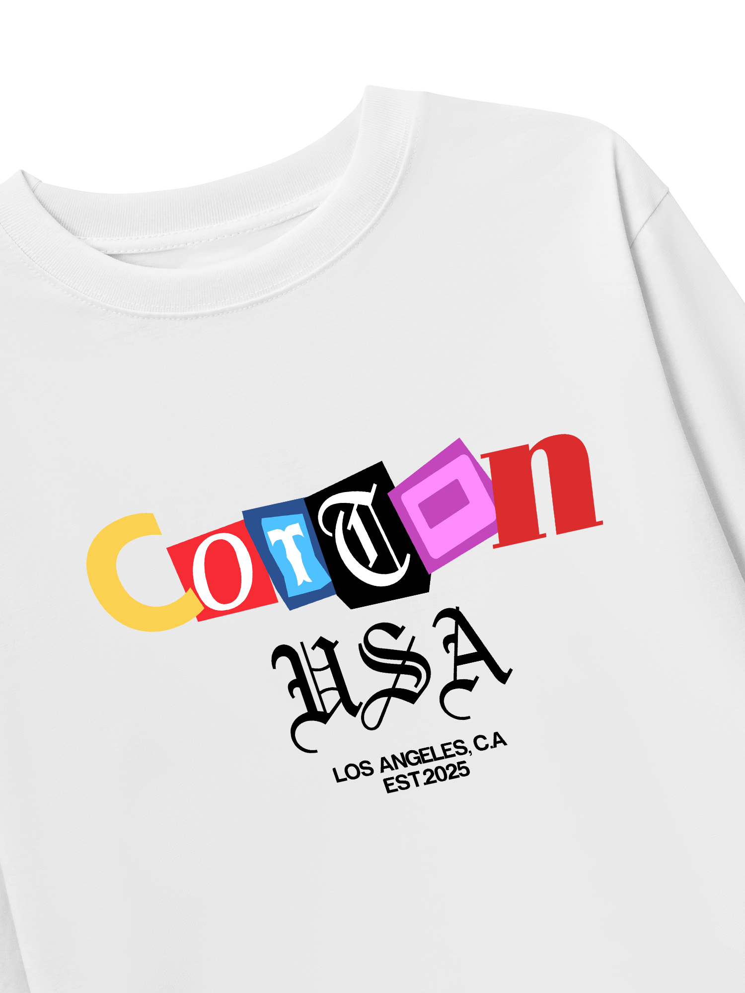 Áo Thun Dài Tay USA Paper Cut