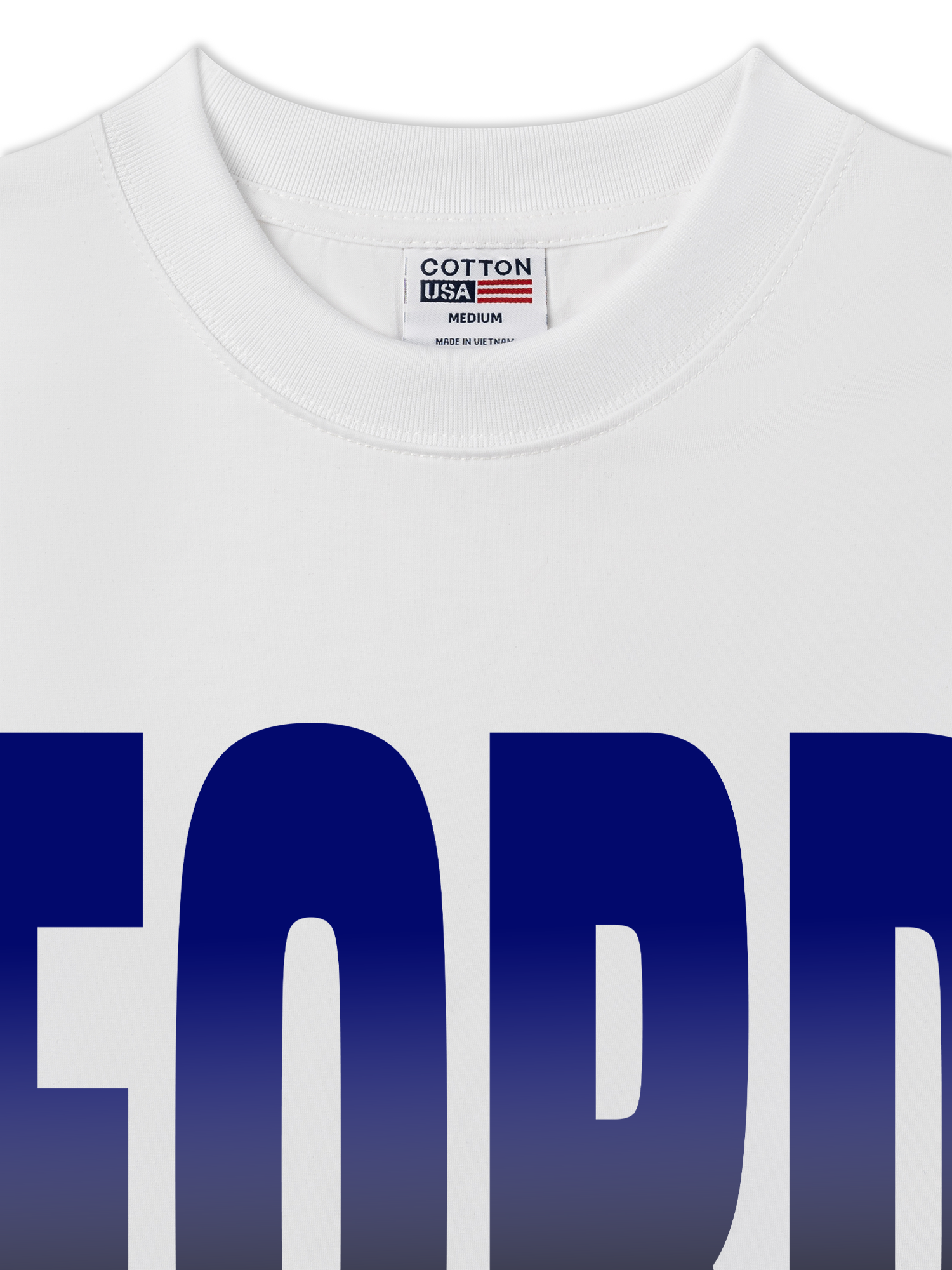 Áo Thun Relaxed Fit Ford GT 350 White Blue