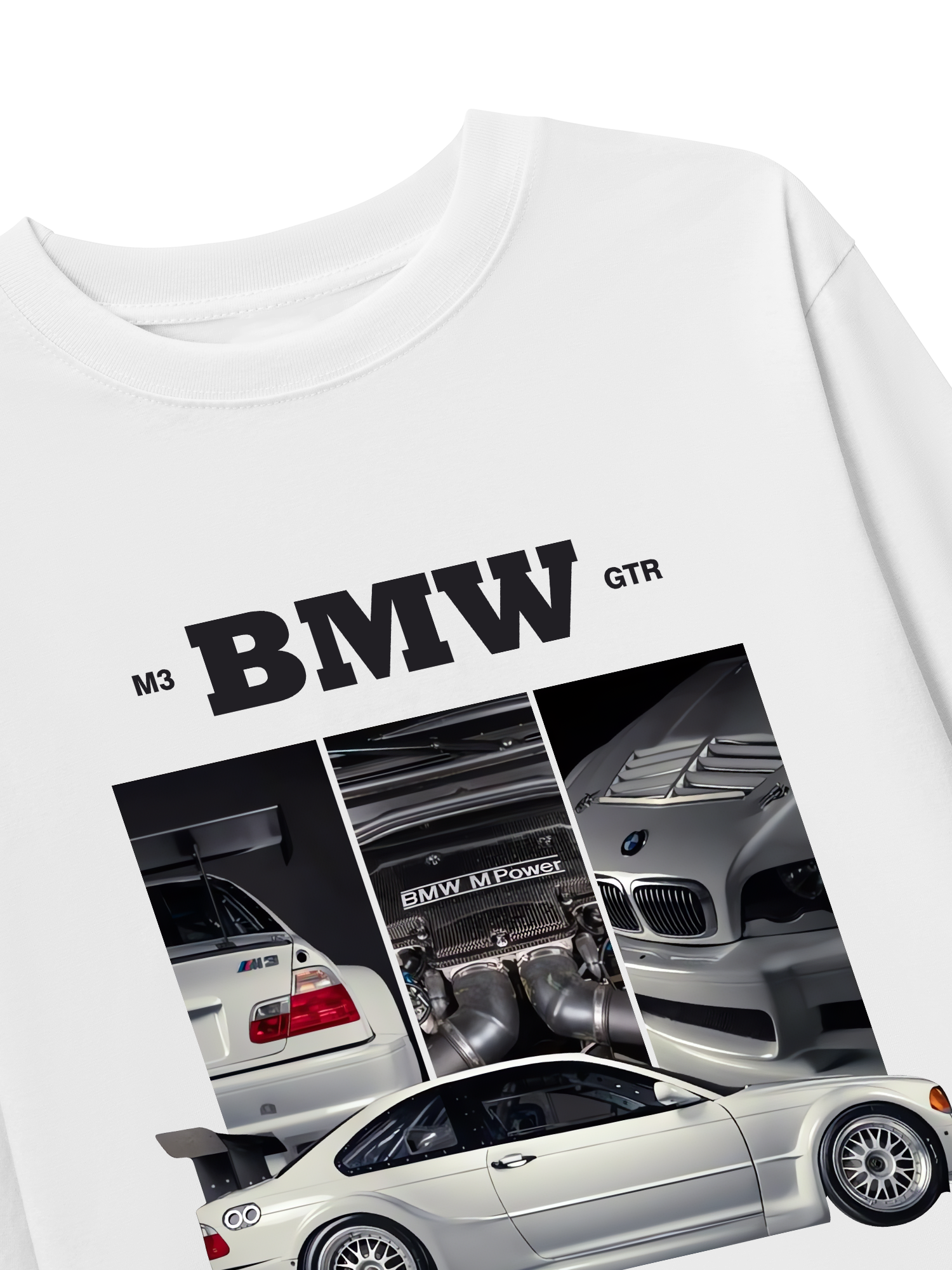 Áo Thun Dài Tay BMW M3 GTR Silver