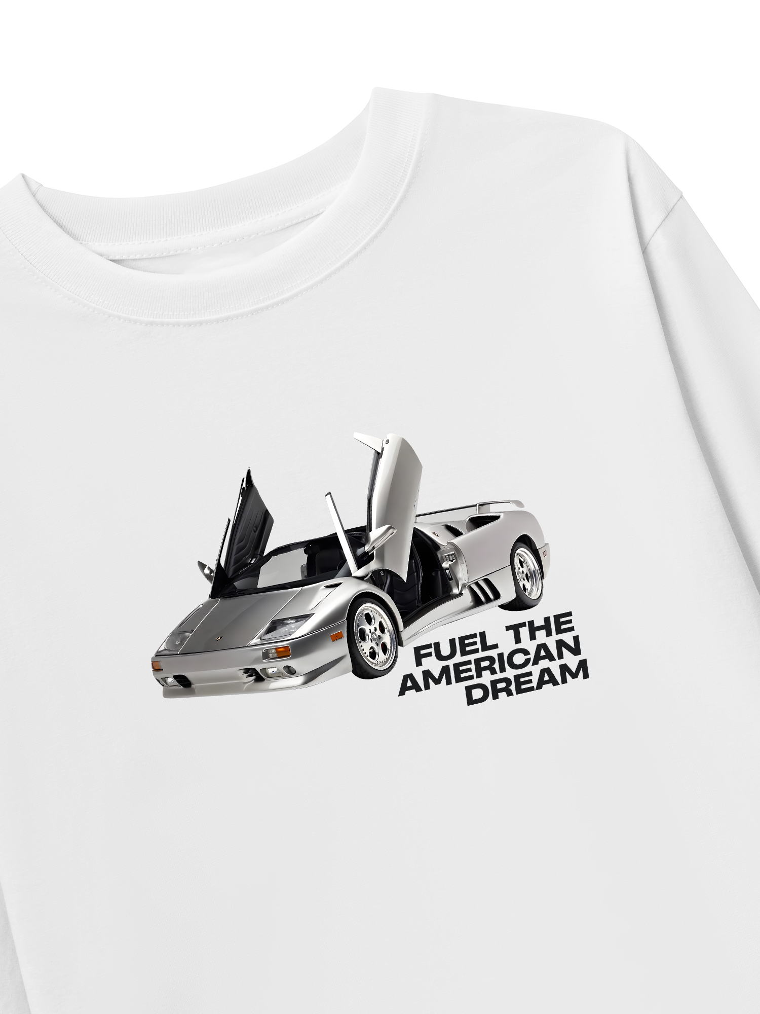 Áo Thun Dài Tay Lamborghini Fuel The American Dream