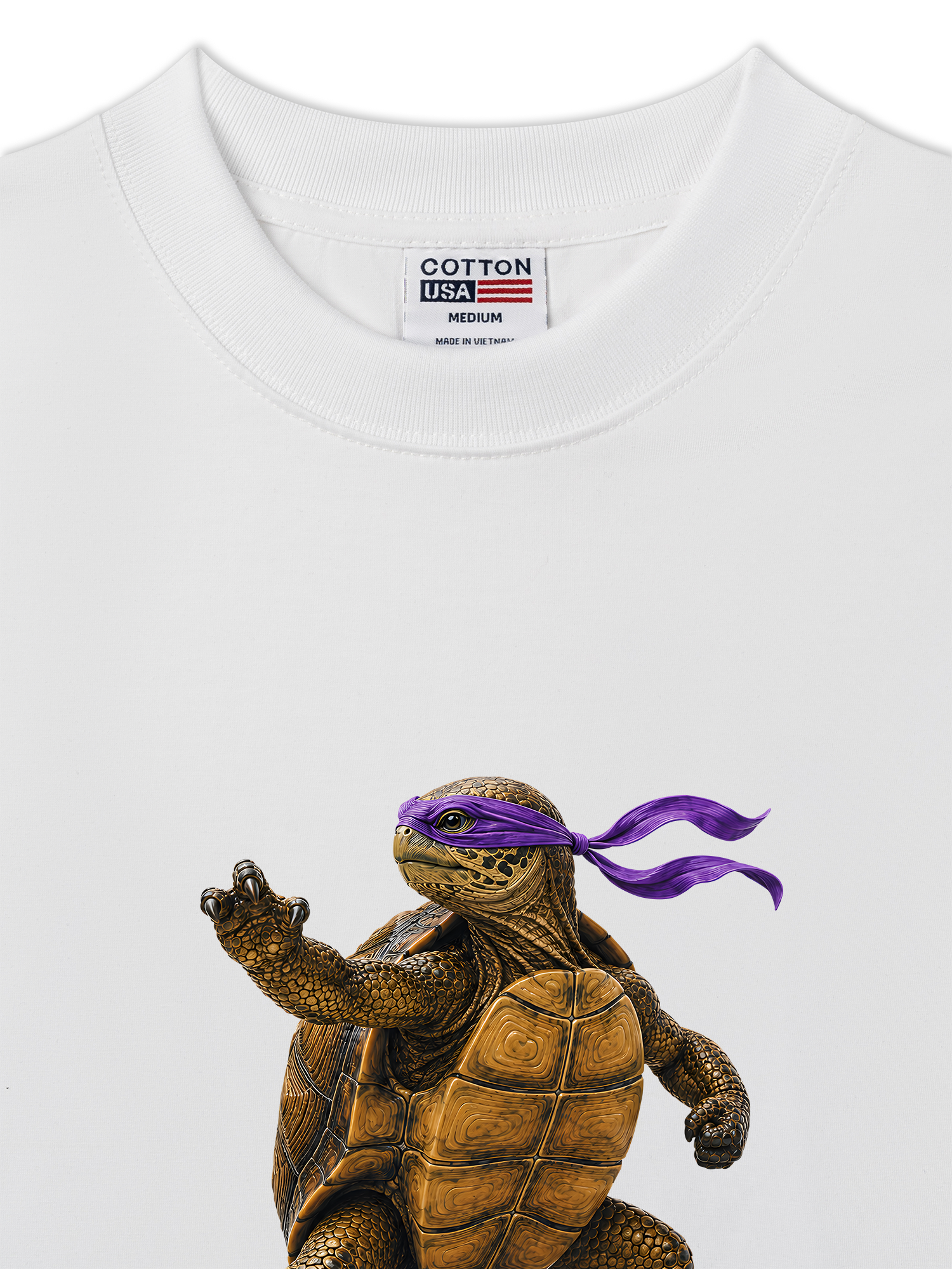 Áo Thun Relaxed Fit Purple Turtle