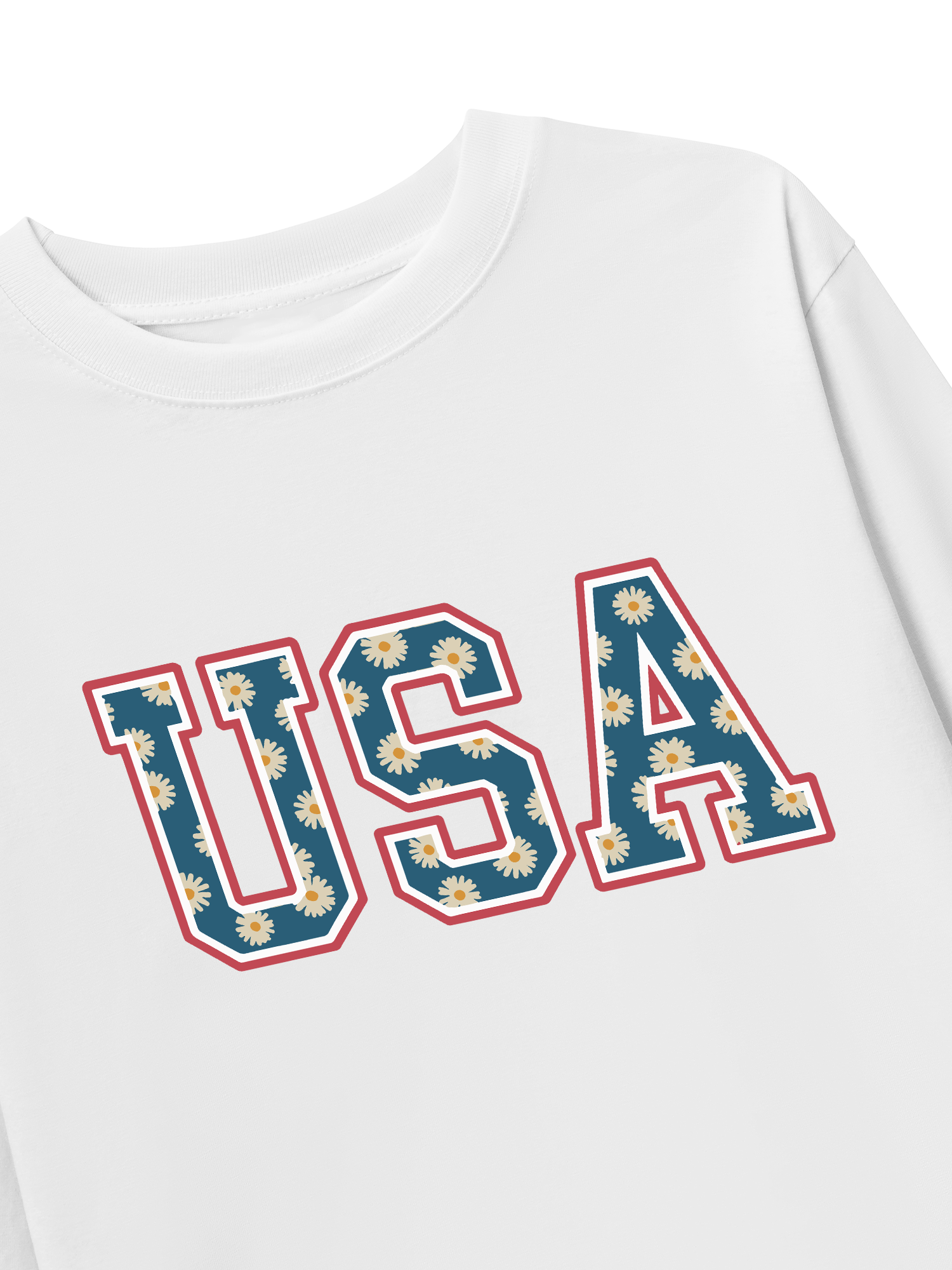 Áo Thun Dài Tay USA Daisy Season