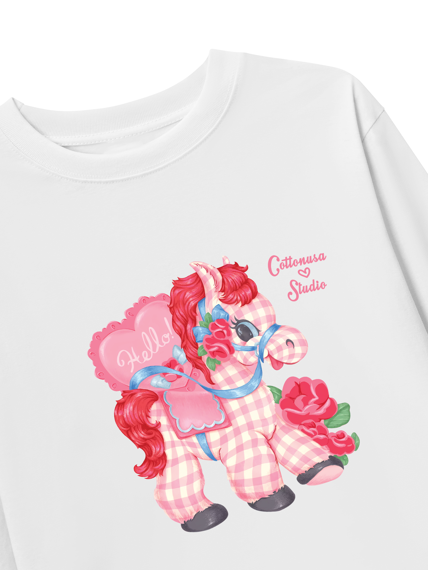 Áo Thun Dài Tay Pink Horse 2026