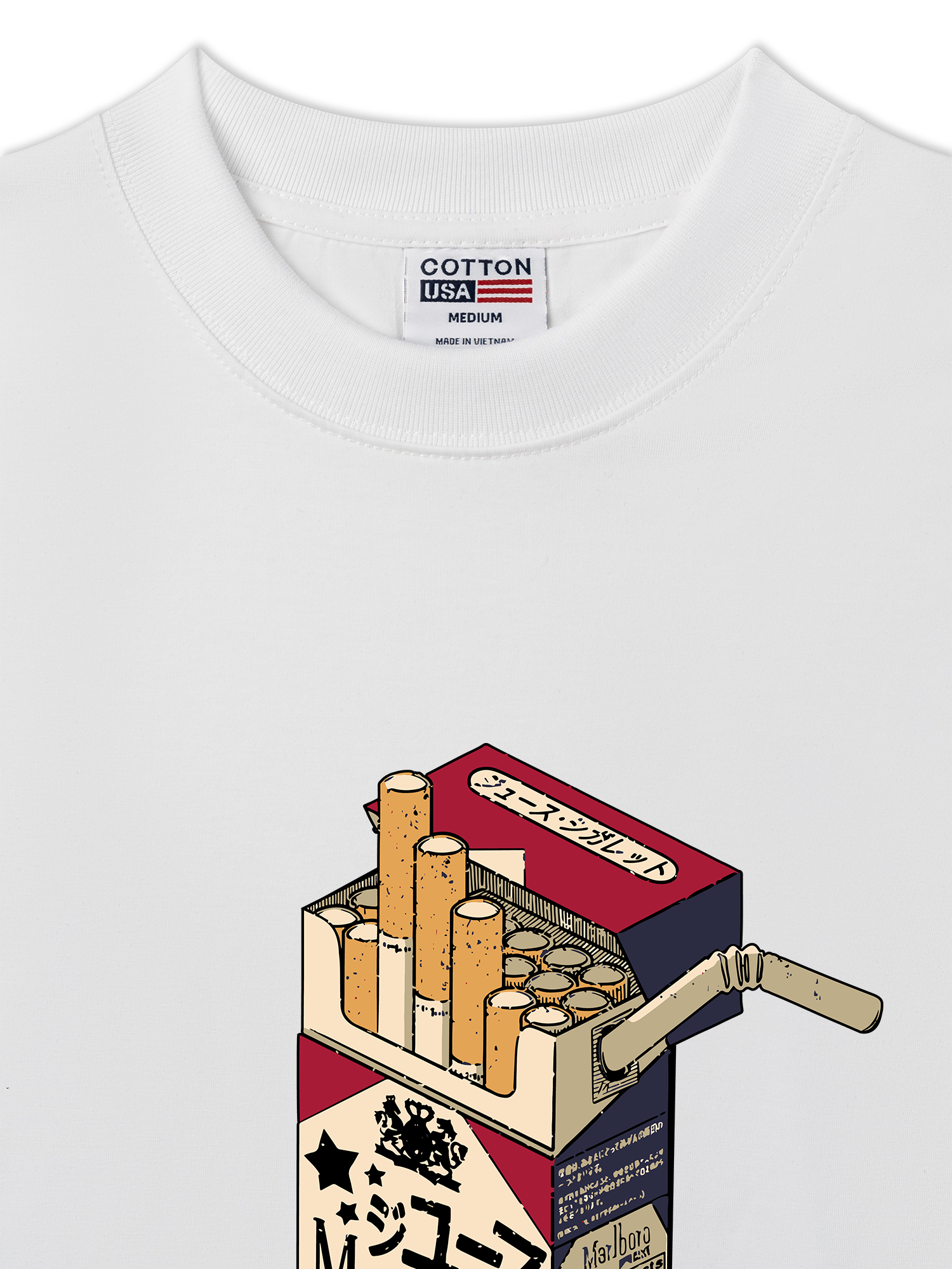 Áo Thun Relaxed Fit Marlboro 2D Class A Cigarettes