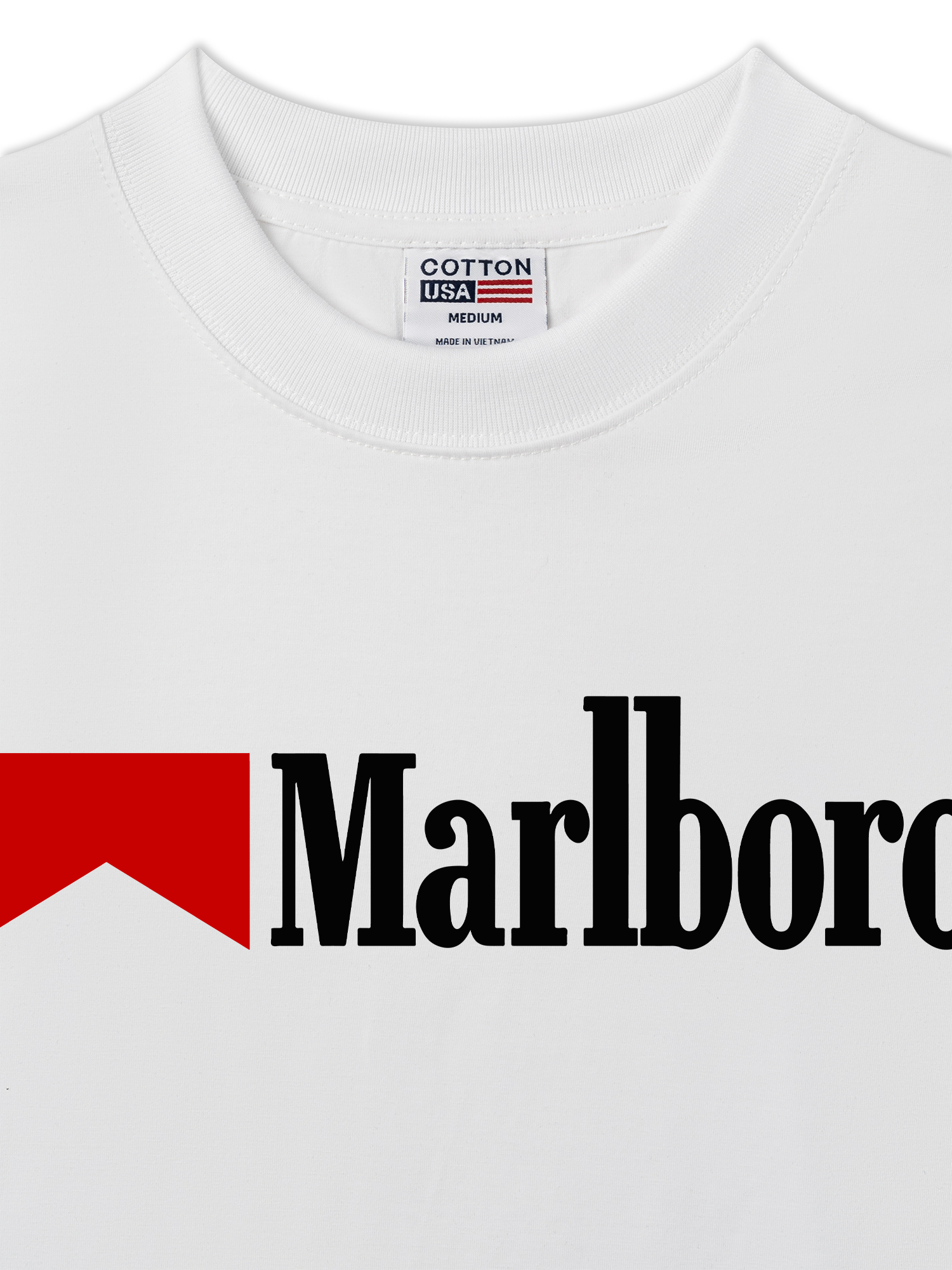 Áo Thun Relaxed Fit Marlboro Typo Logo