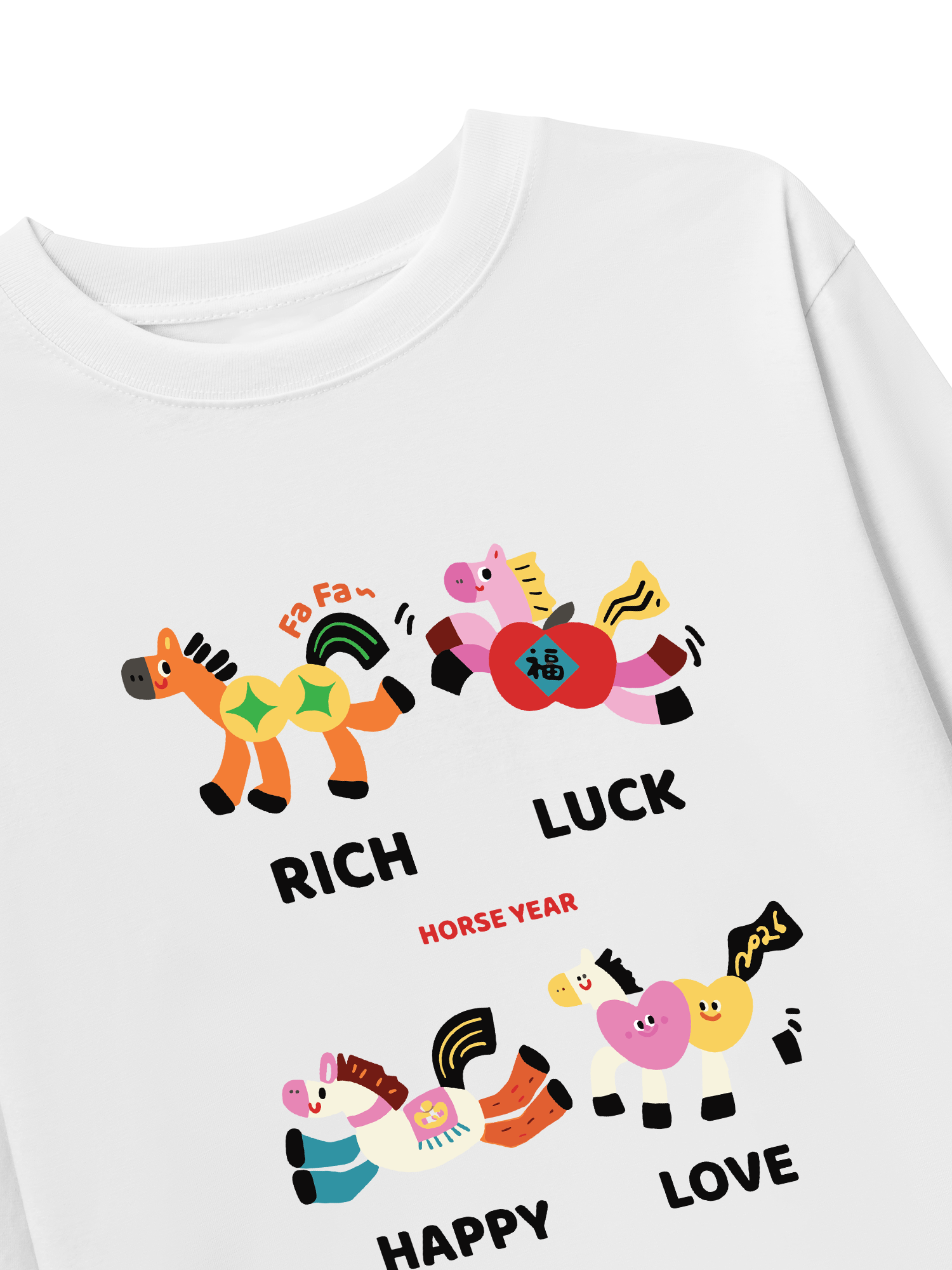 Áo Thun Dài Tay Horse Year