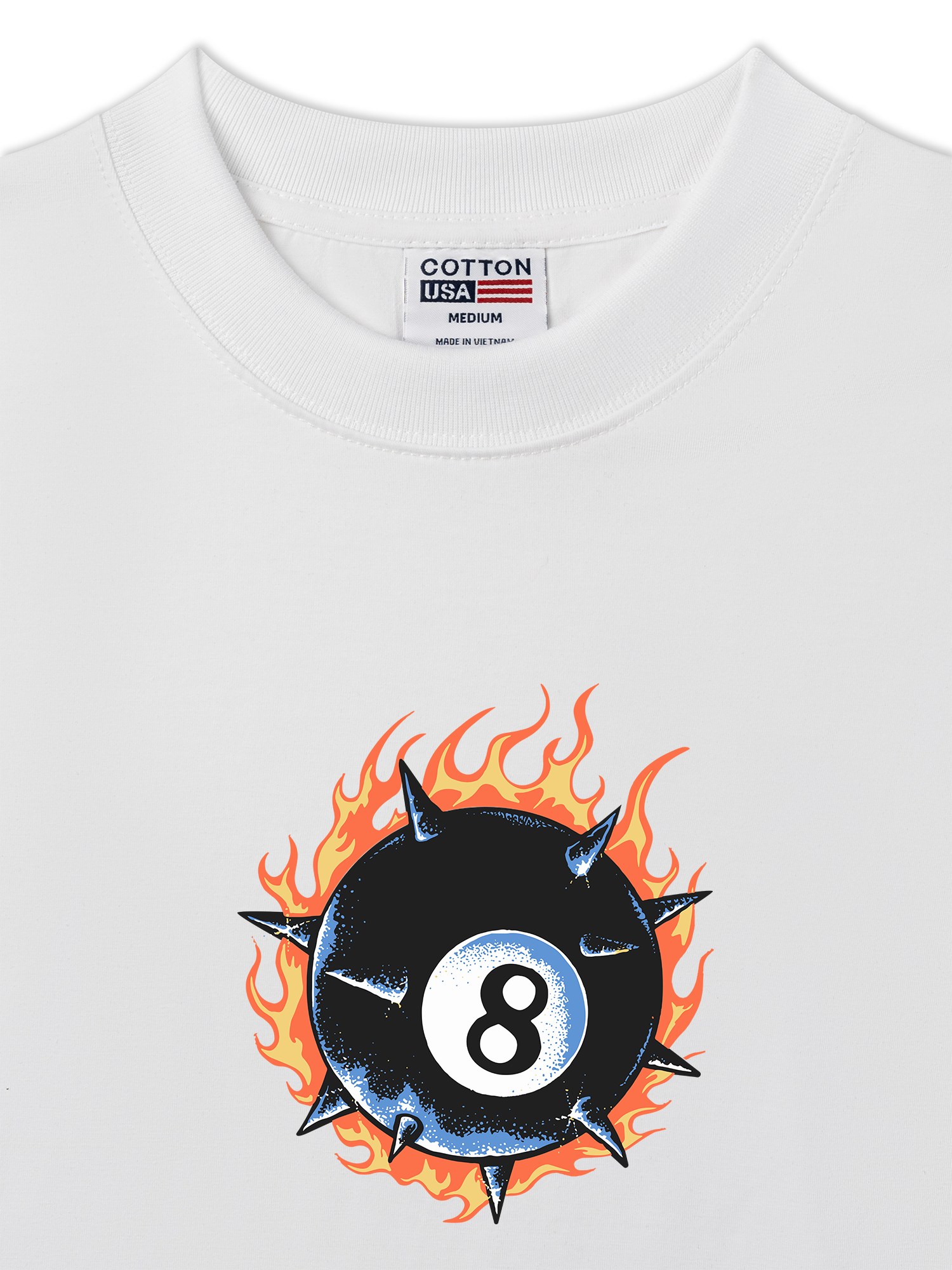 Áo Thun Relaxed Fit Billiards Racun 8 Ball