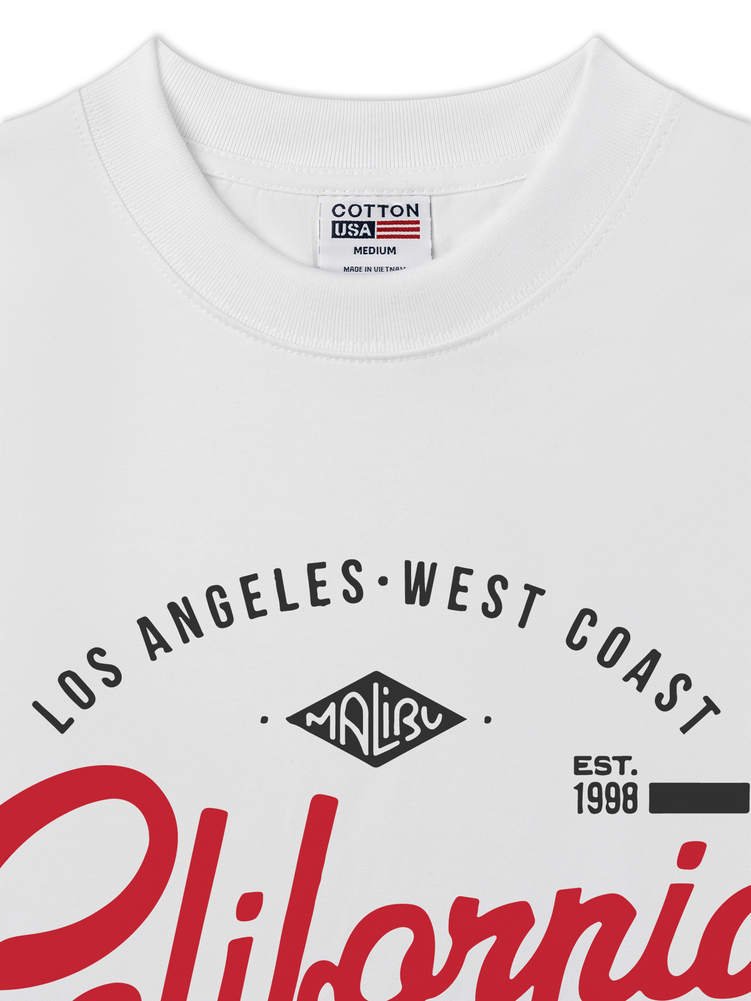 Áo Thun Relaxed Fit City Cali Long Beach