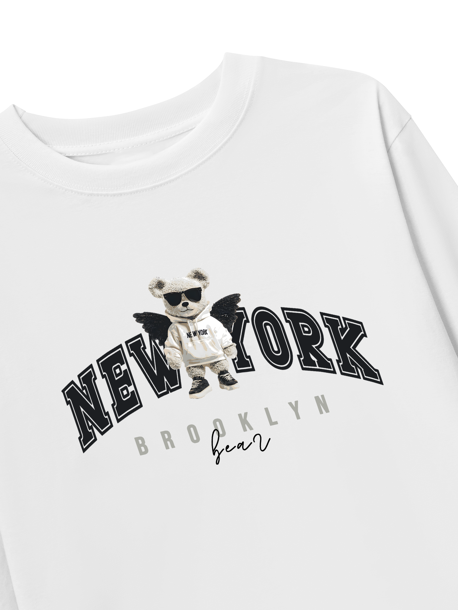 Áo Thun Dài Tay City New York Bear