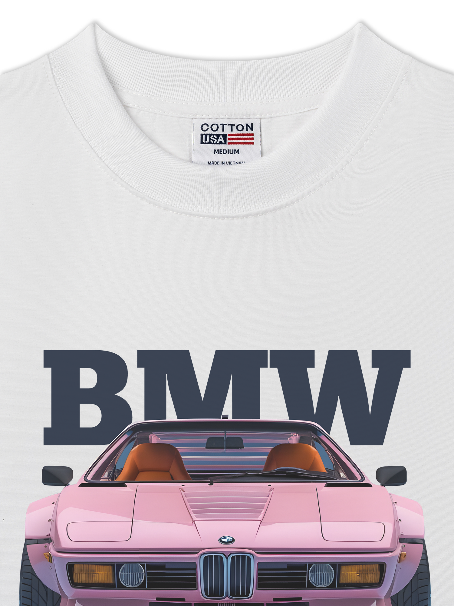 Áo Thun Relaxed Fit BMW M1 Pink