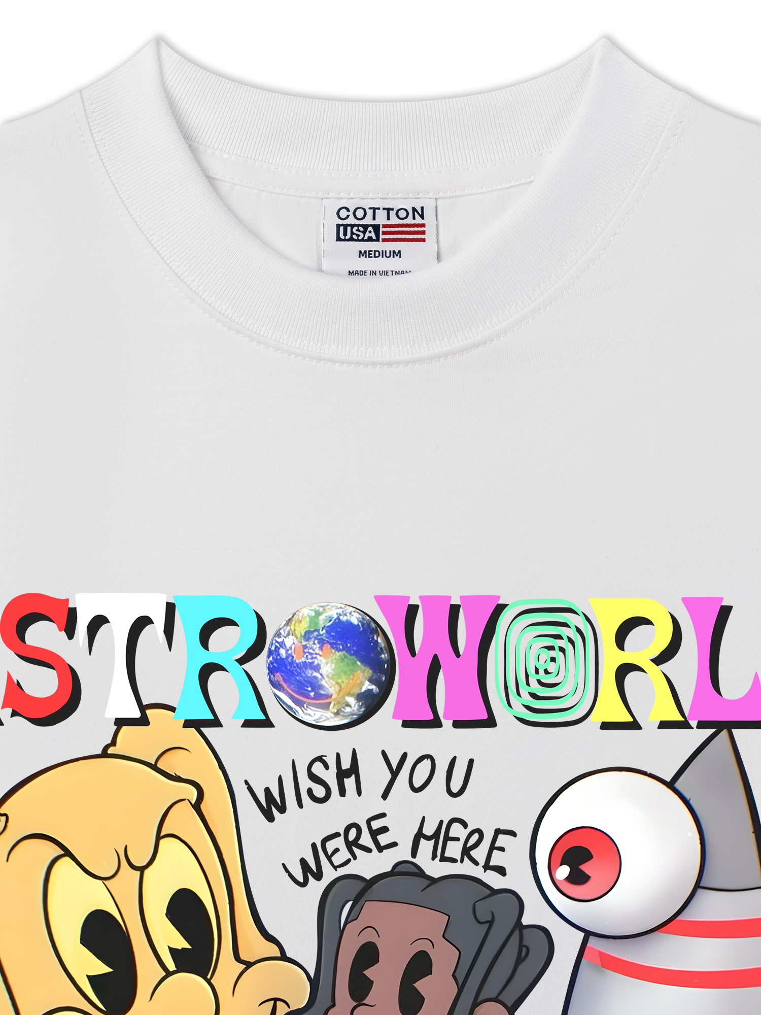 Áo Thun Relaxed Fit Rapper Astroworld Travis