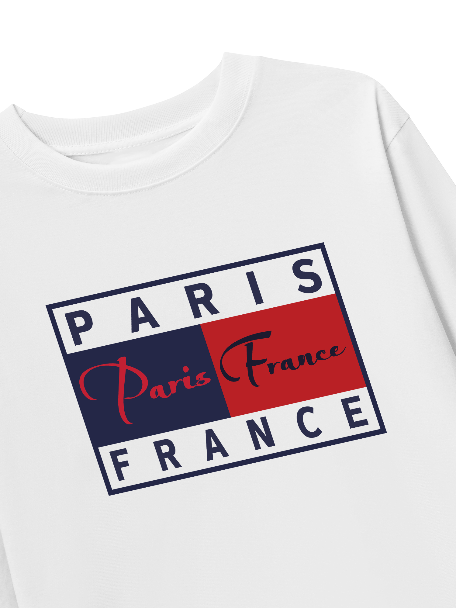 Áo Thun Dài Tay Bassic Paris France