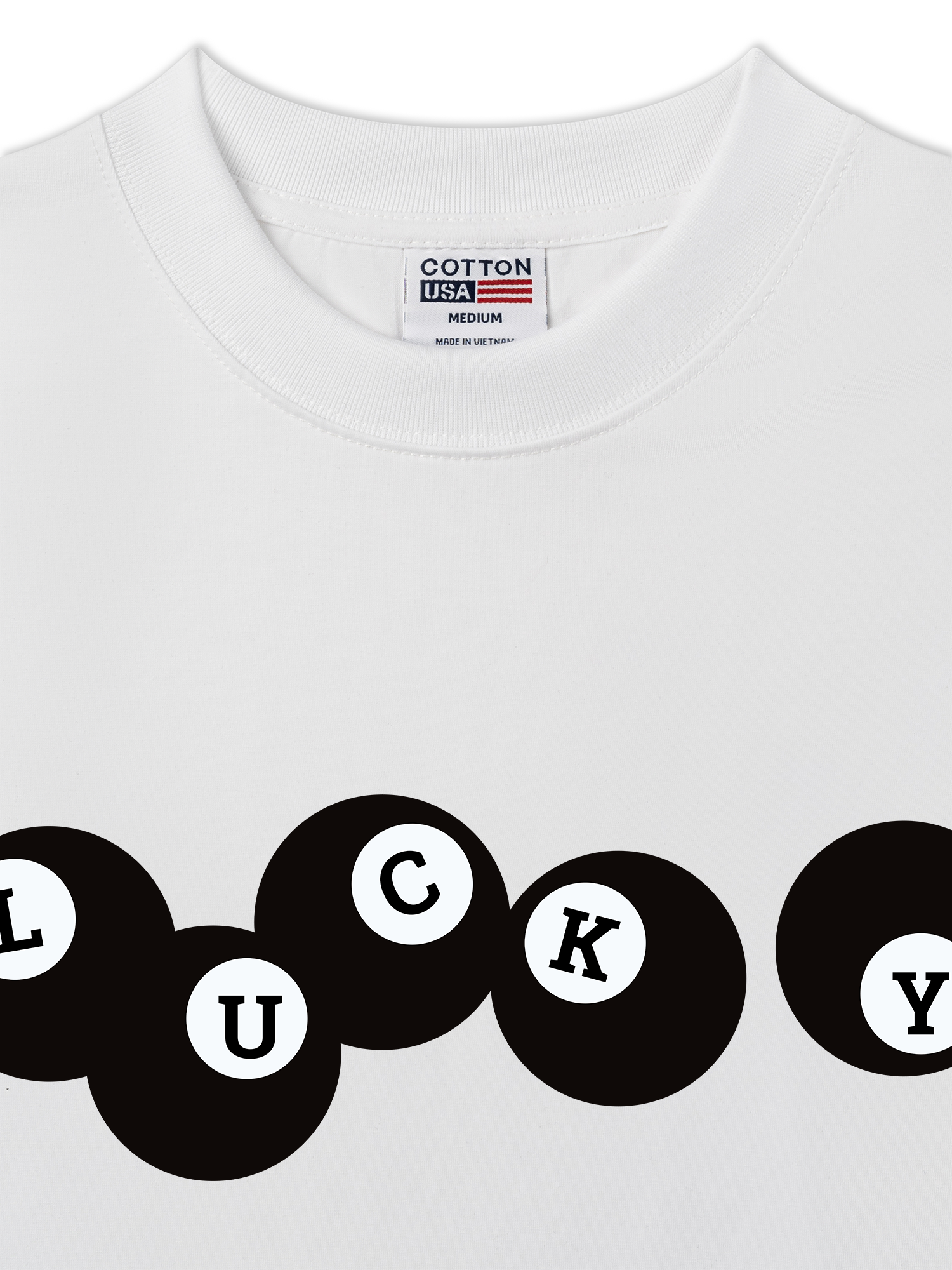 Áo Thun Relaxed Fit Billiards Cue of Fortune