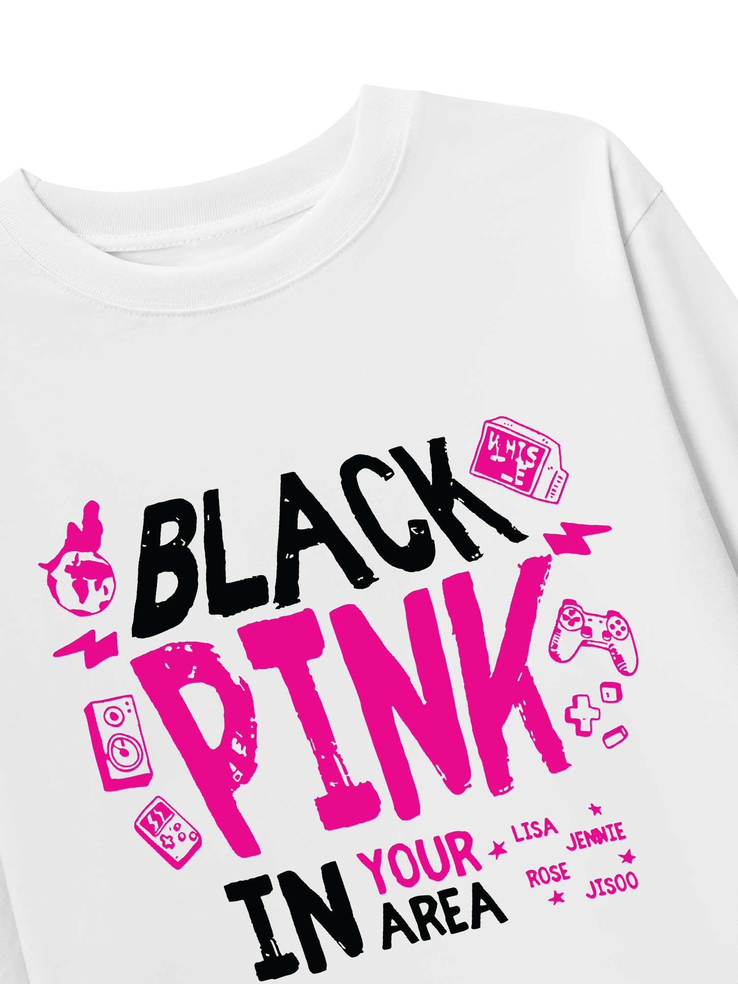 Áo Thun Dài Tay Black Pink In Your Area