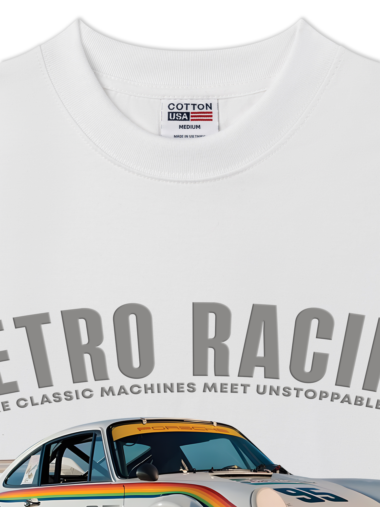 Áo Thun Relaxed Fit Retro Racing