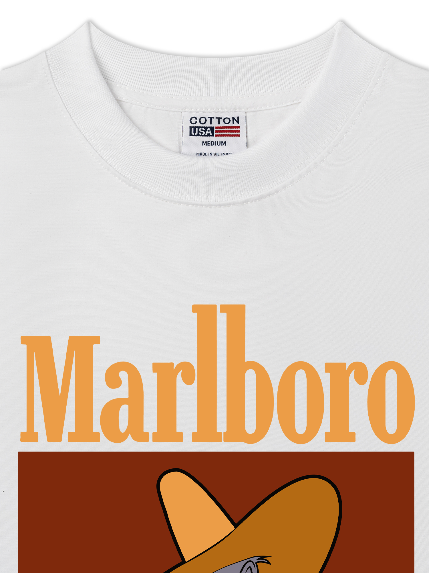 Áo Thun Relaxed Fit Marlboro Bug Bunny Cowboy