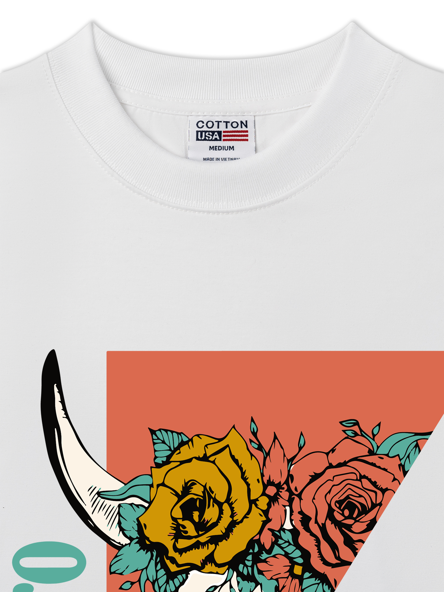 Áo Thun Relaxed Fit Marlboro Rose Skull