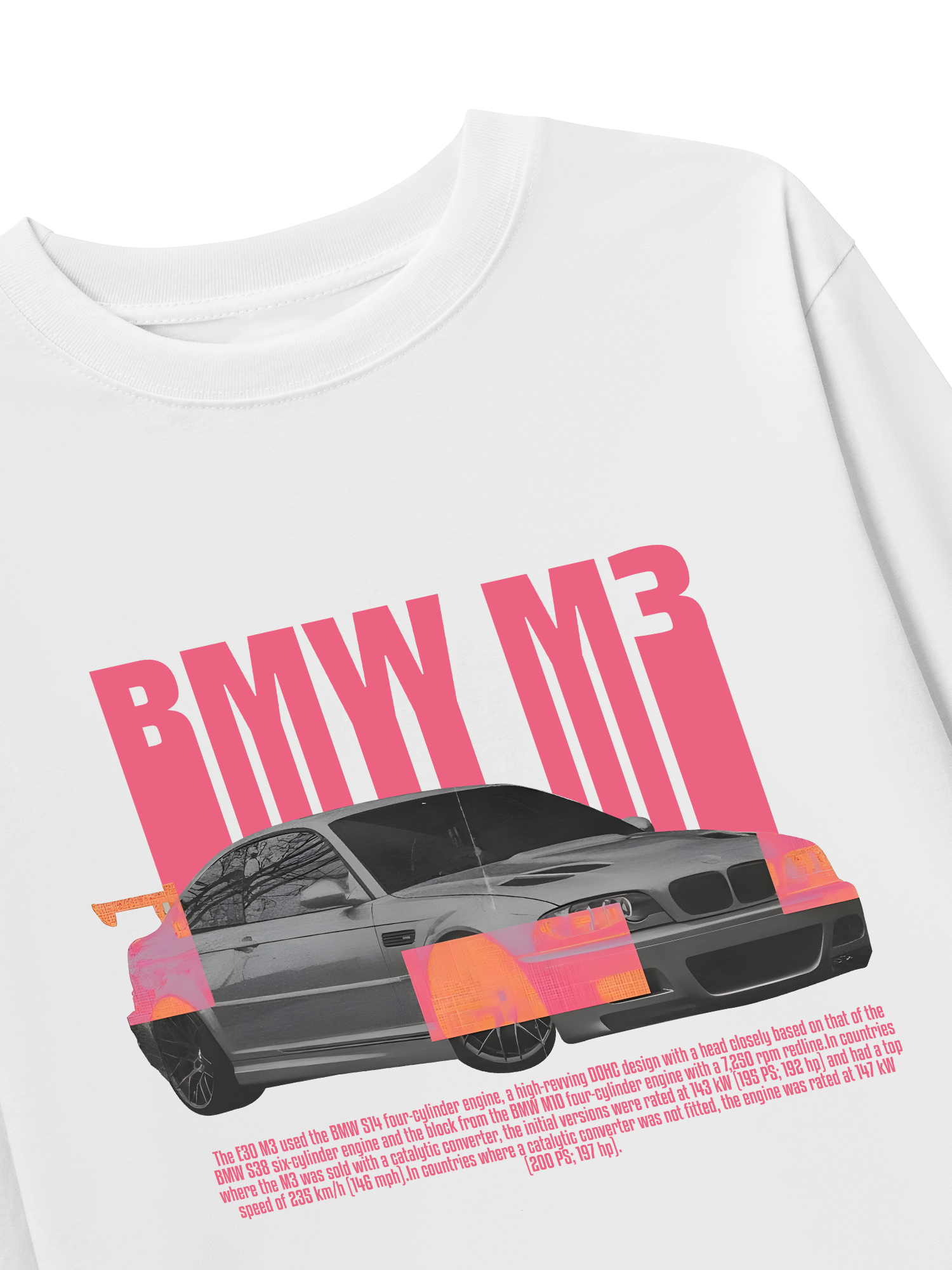 Áo Thun Dài Tay BMW Glitch M3