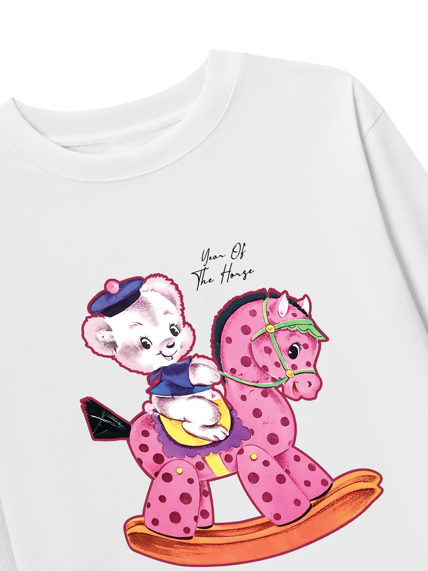 Áo Thun Dài Tay Pink Dots Year Of Horse