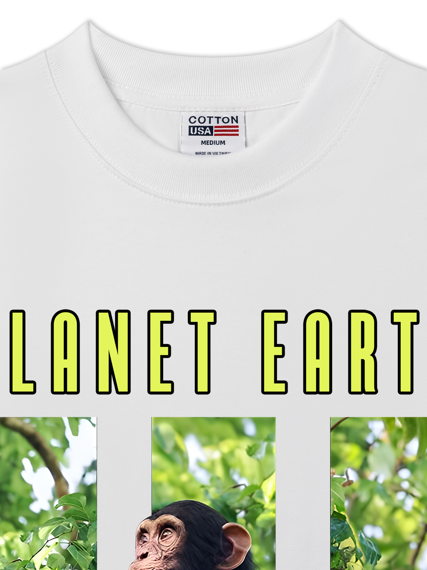 Áo Thun Relaxed Fit Wild Life Planet Earth Forests