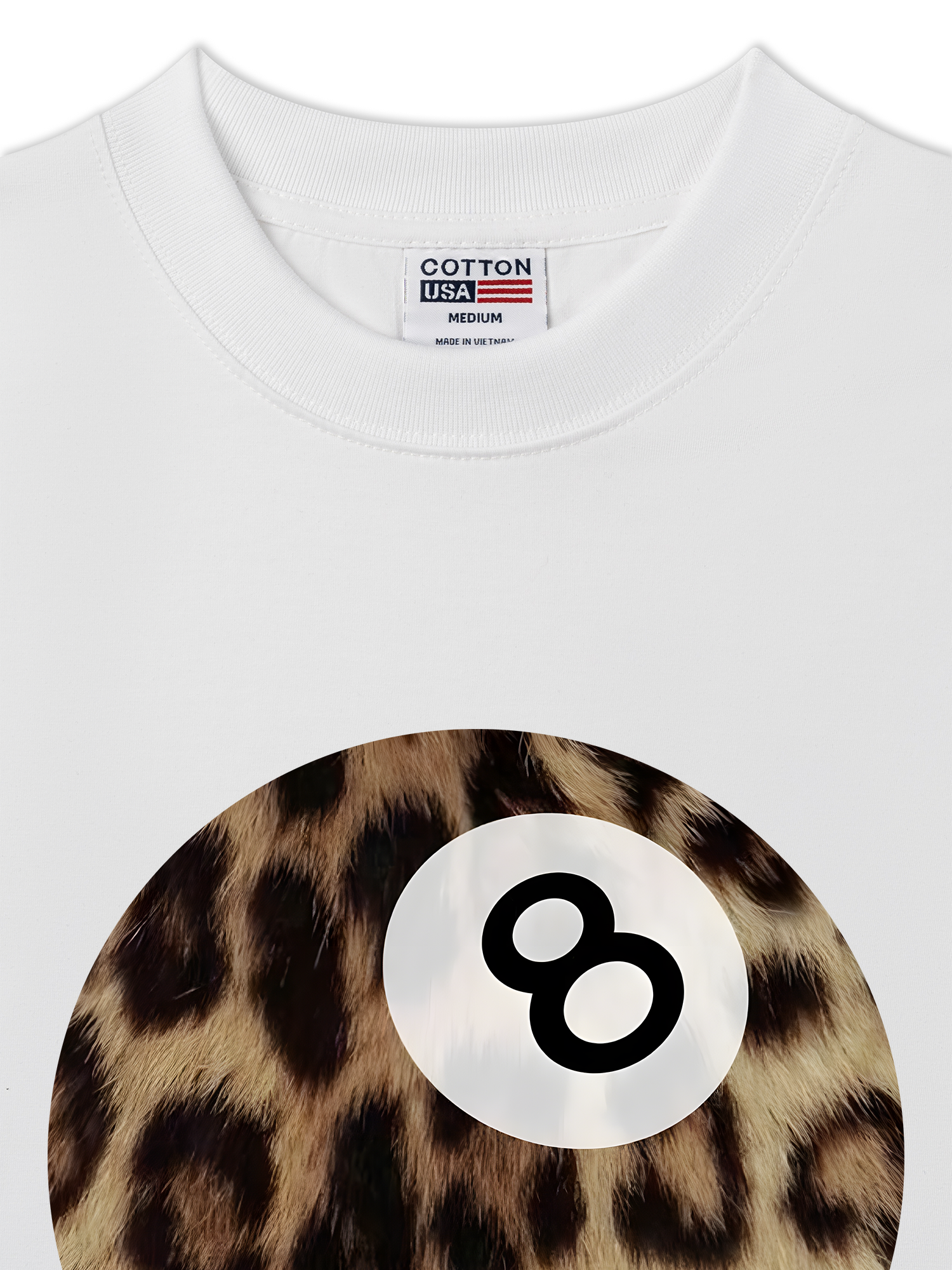 Áo Thun Relaxed Fit Billiards Leopard Eight