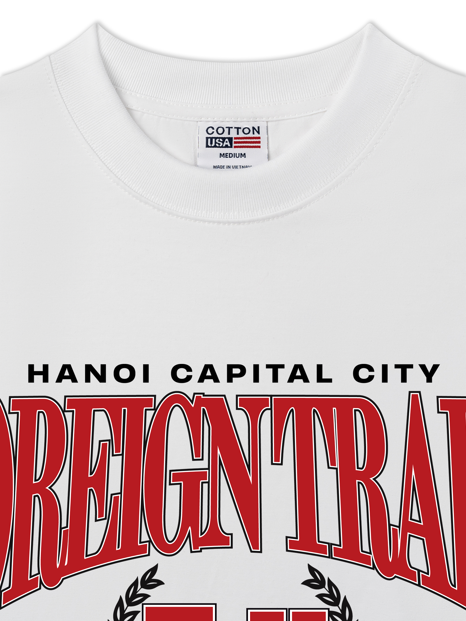 Áo Thun Relaxed Fit Foreign Trade University