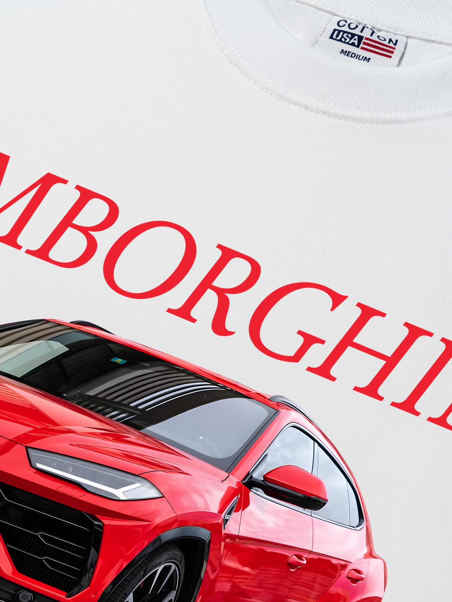 Áo Thun Relaxed Fit Lamborghini Urus Red