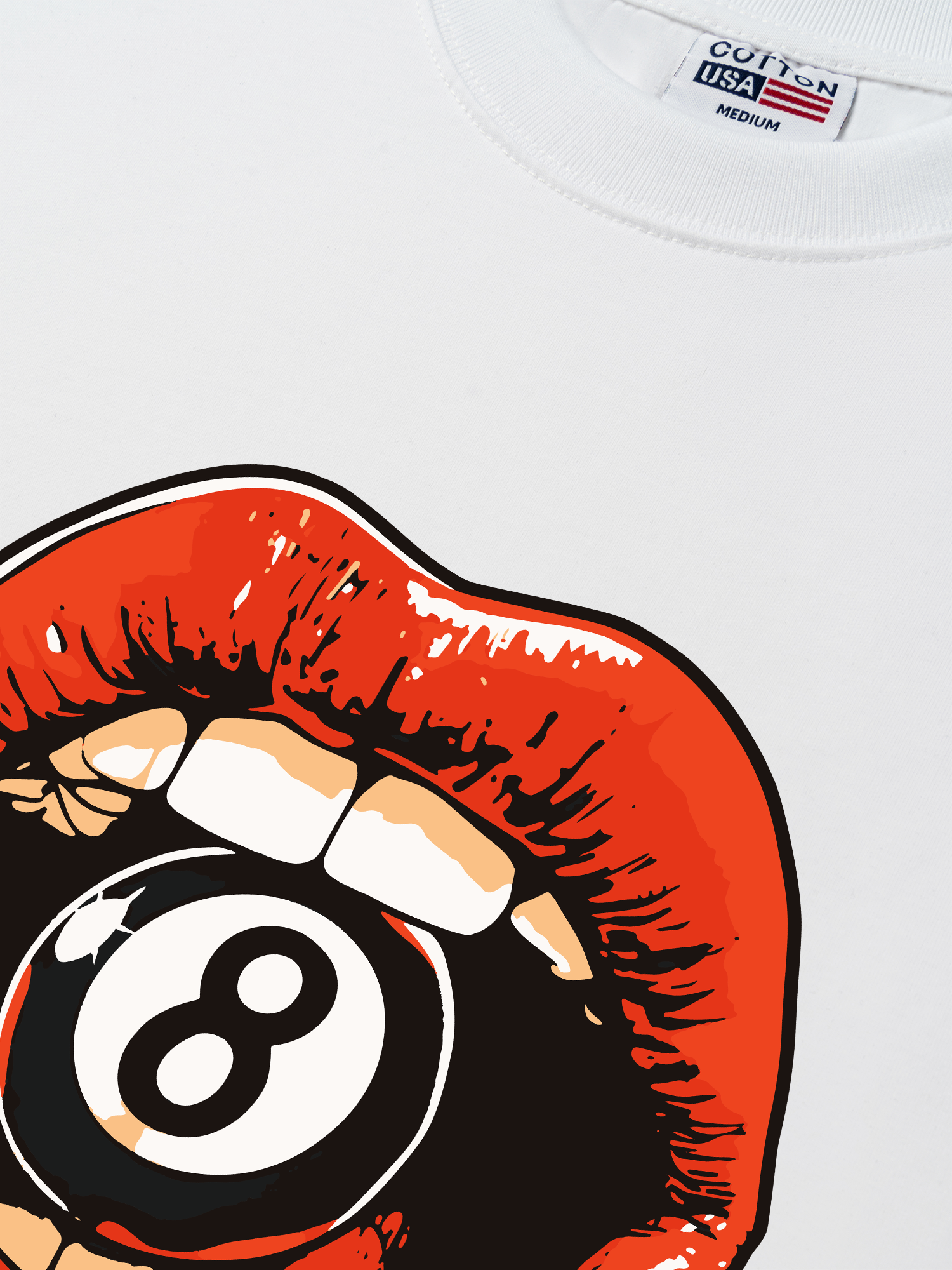 Áo Thun Relaxed Fit Billiards Lips Of Luck