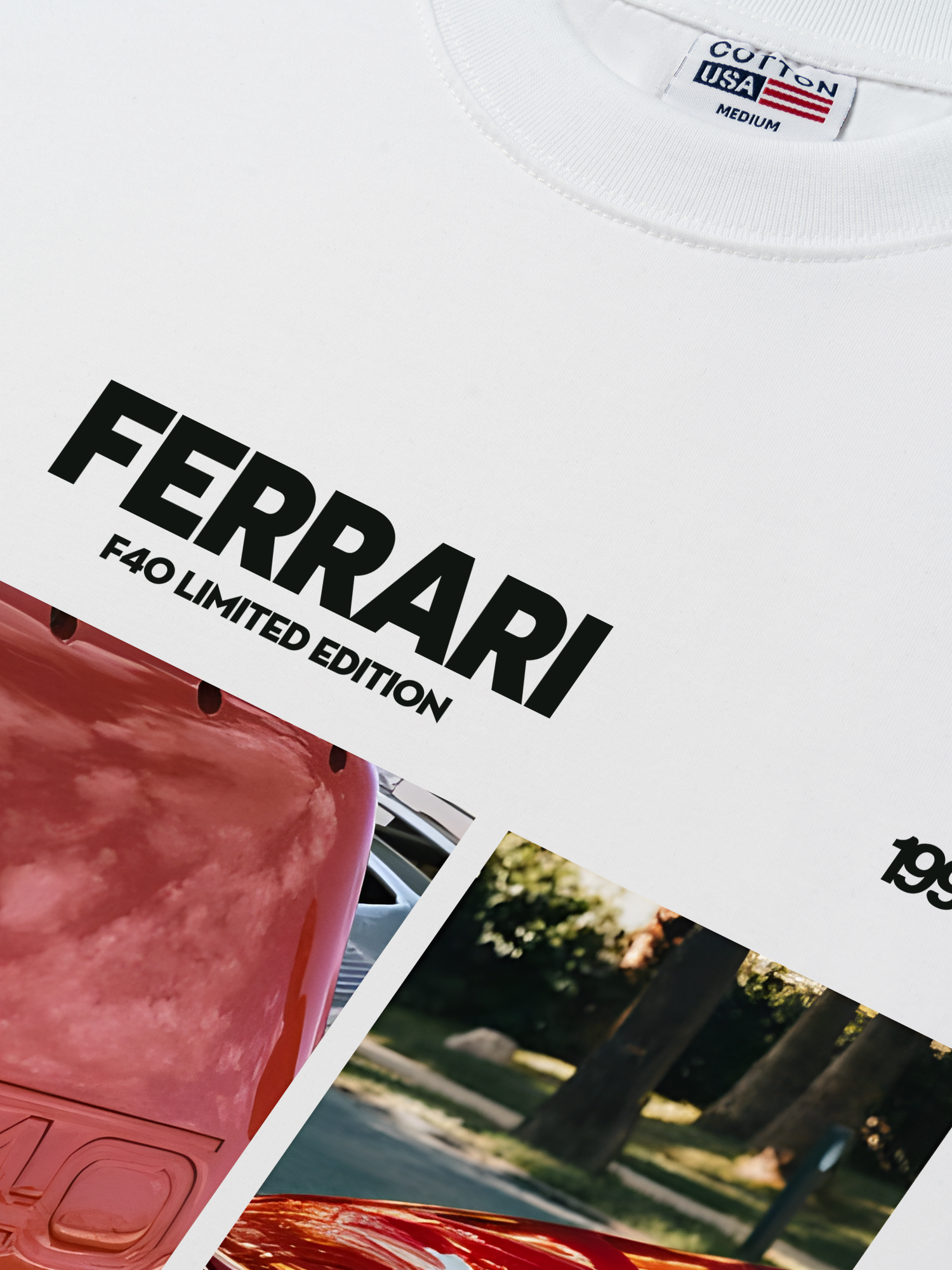 Áo Thun Relaxed Fit Ferrari F40 Limited Edition