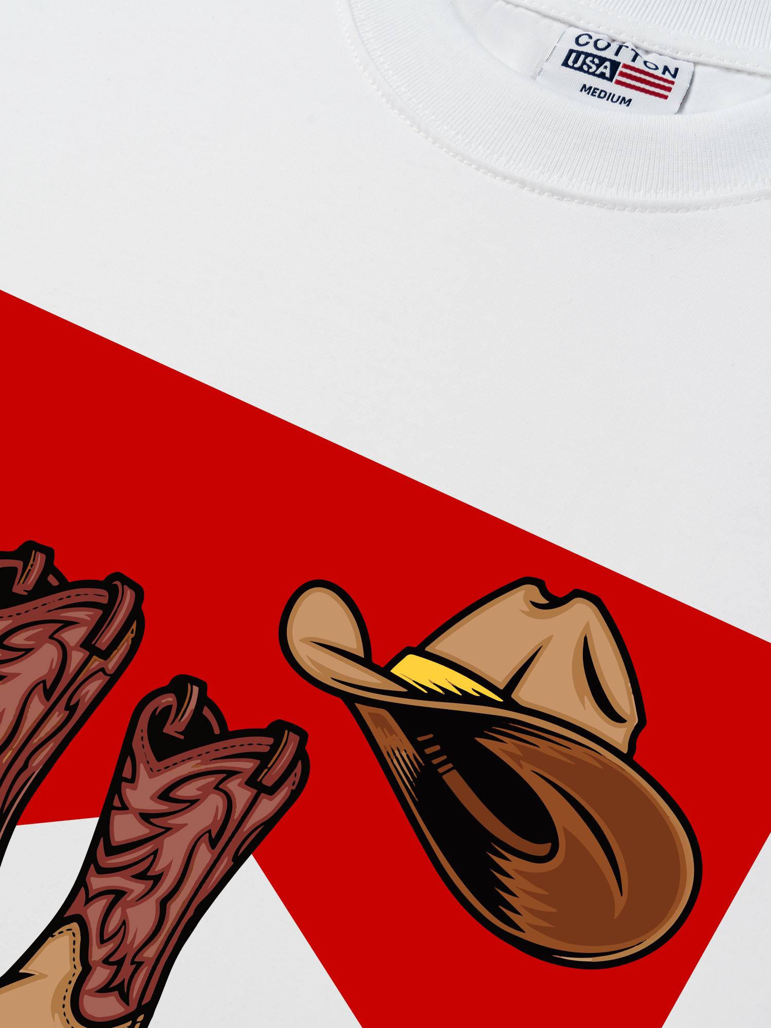 Áo Thun Relaxed Fit Marlboro Cowboy Hat n Boots