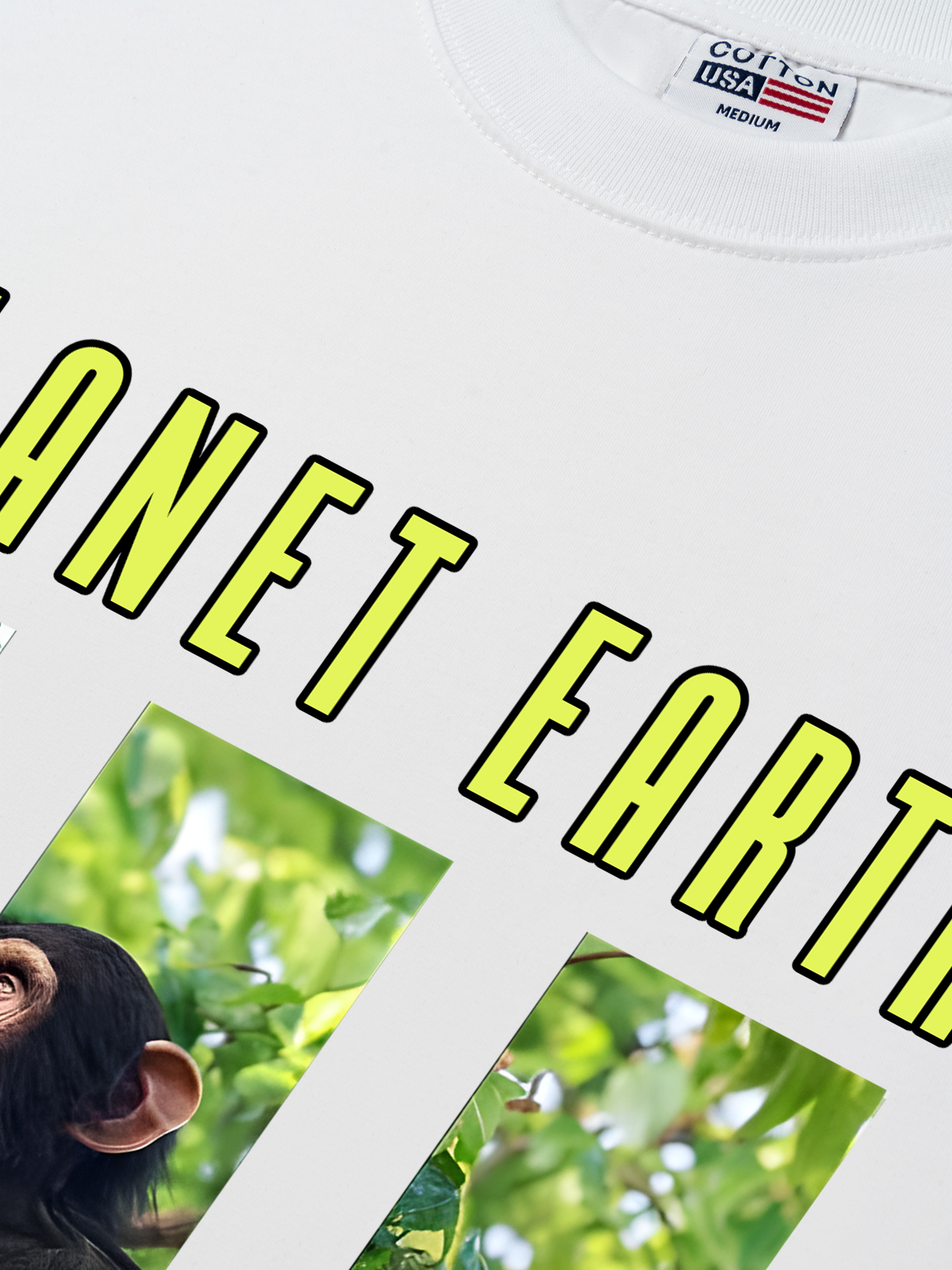 Áo Thun Relaxed Fit Wild Life Planet Earth Forests