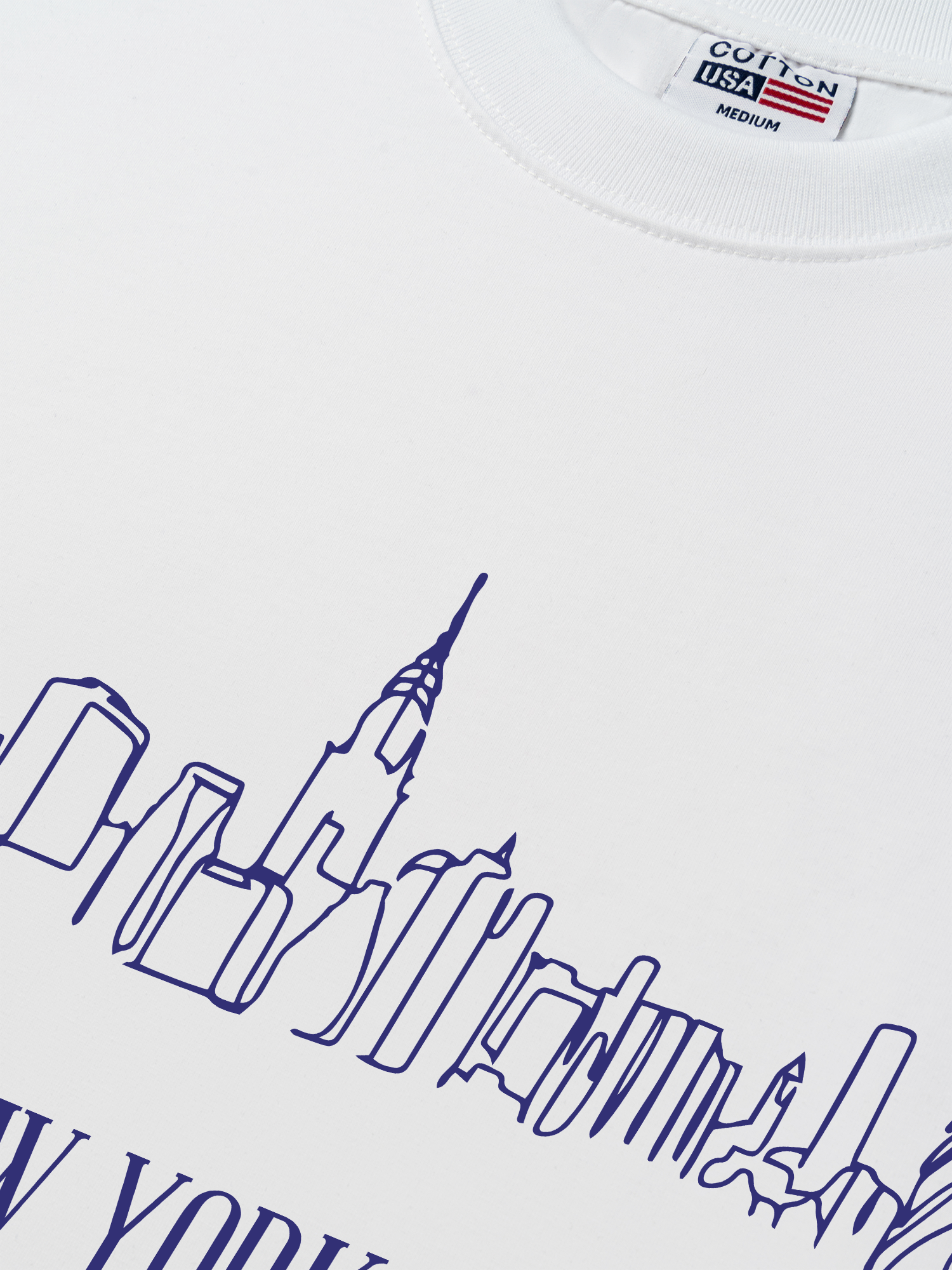 Áo Thun Relaxed Fit New York Minimalist