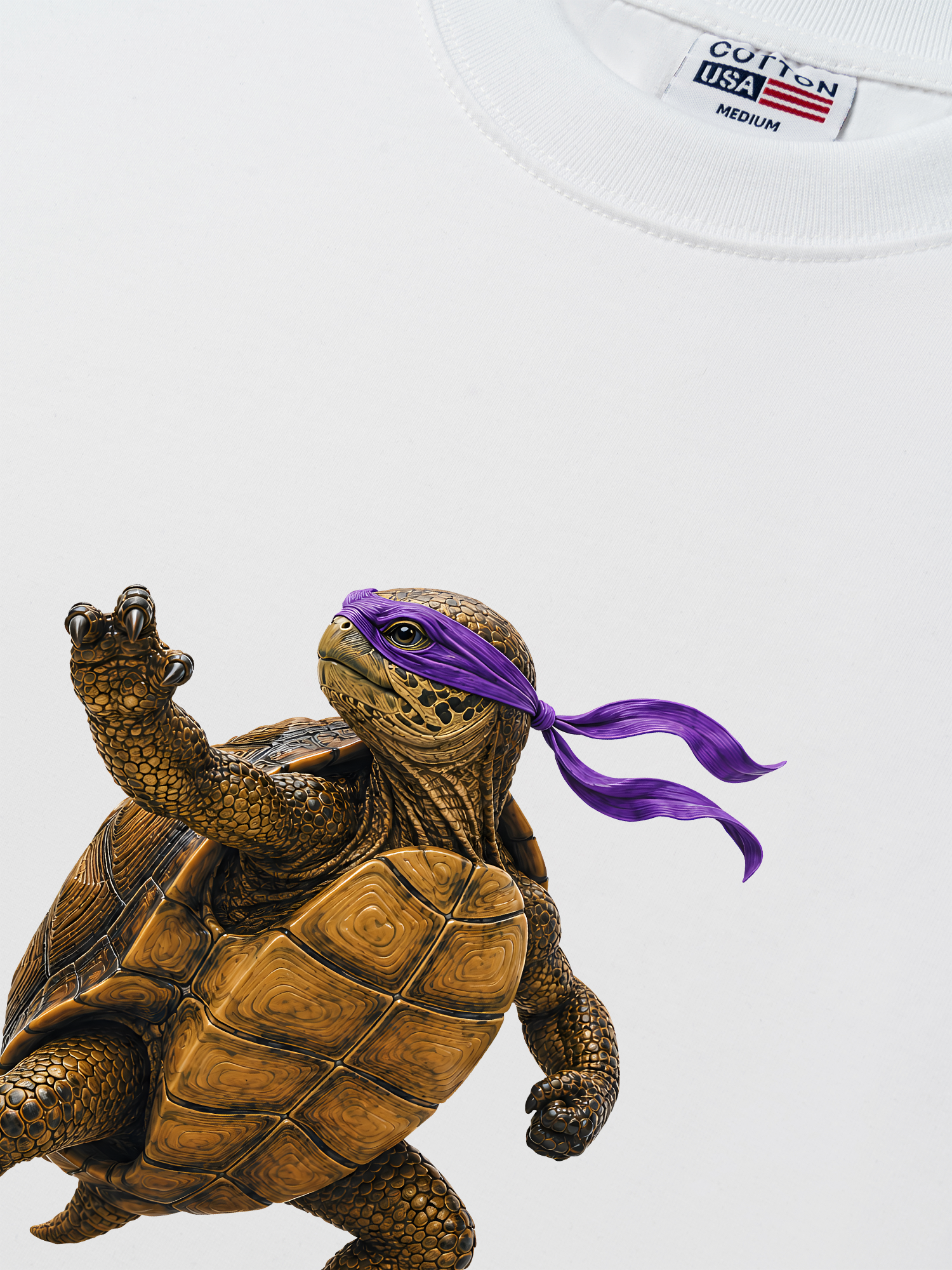 Áo Thun Relaxed Fit Purple Turtle